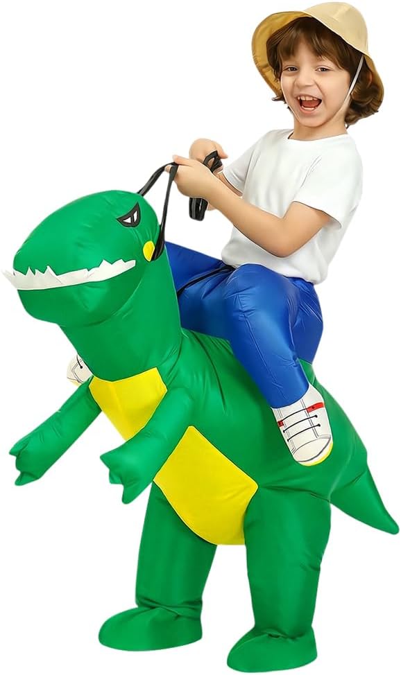 Detalle de KOOY Inflatable Dinosaur Costume, Polyester