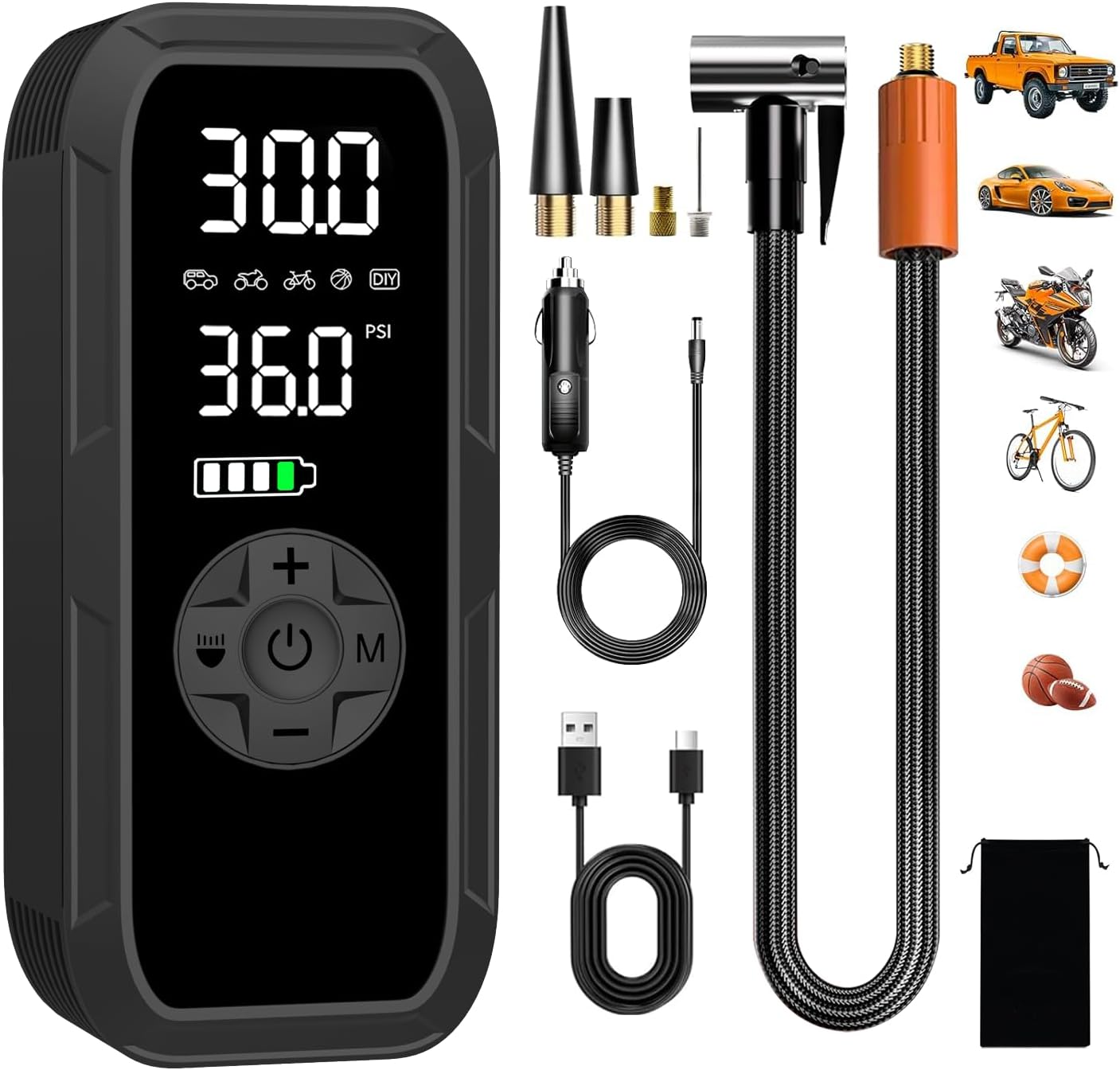 Detalle de Vulisox Corded/Cordless Tyre Inflator 150 PSI
