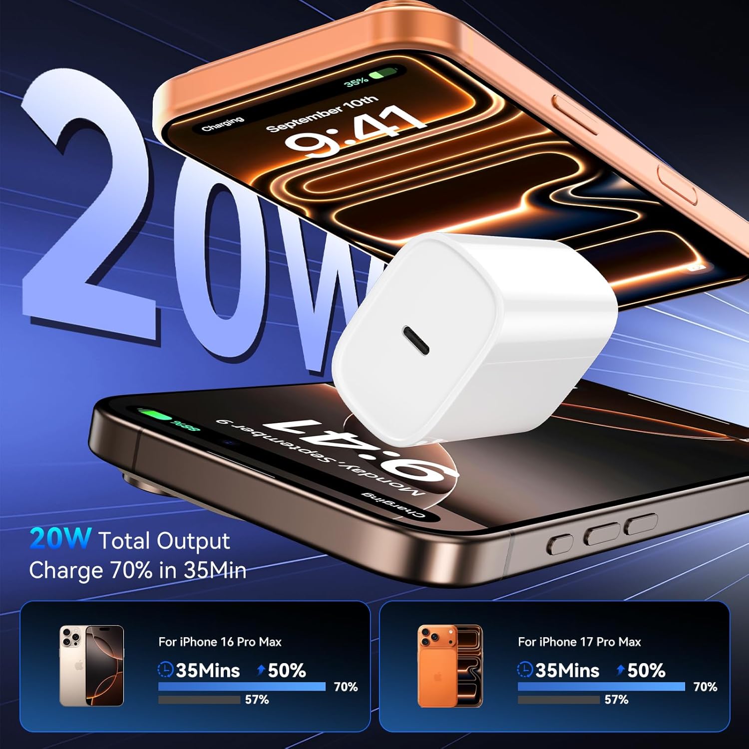 Thumbnail 1 de iPhone 17 20W Fast Charger