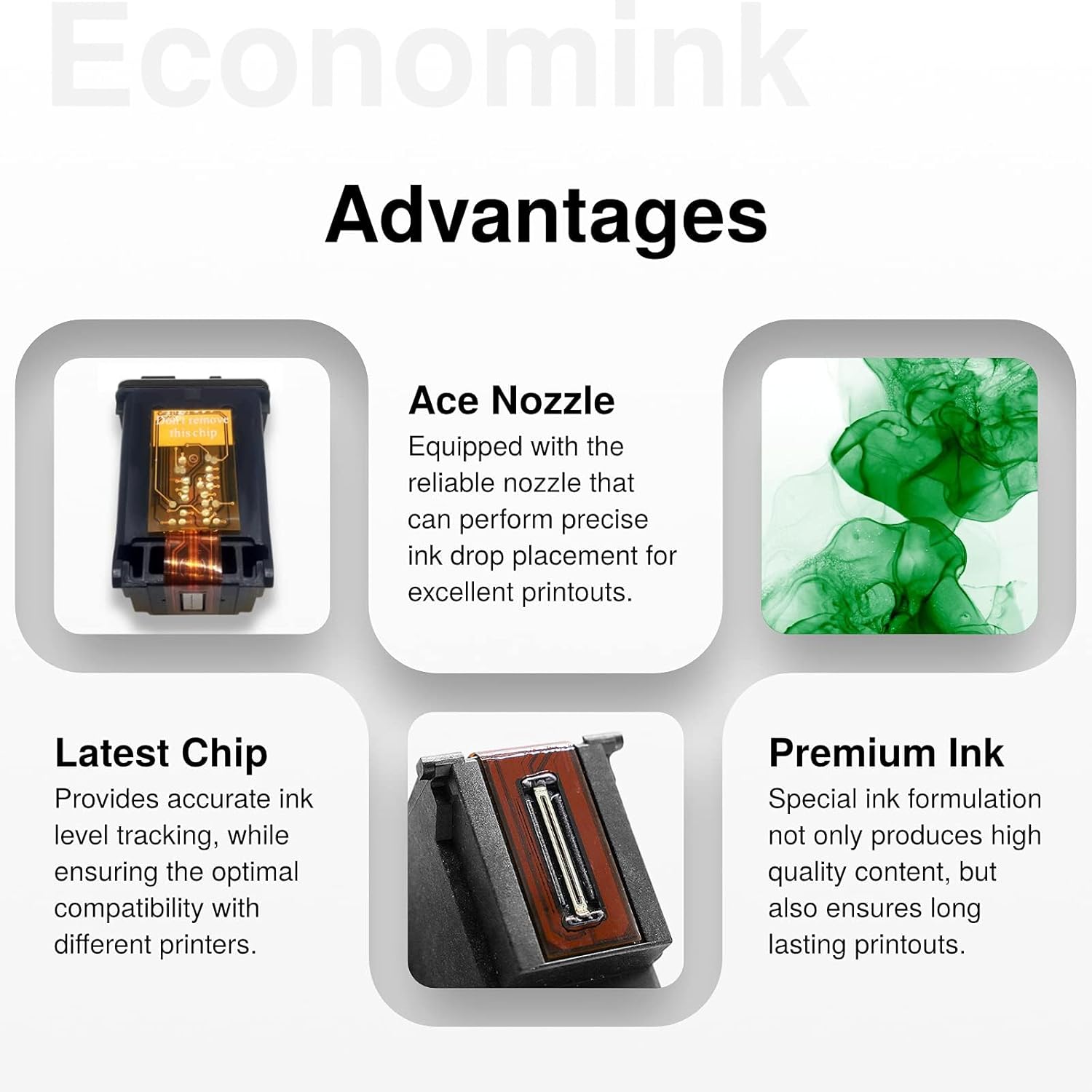 Thumbnail 4 de Economink Compatible Canon 575 576 XL Ink Cartridges — High Yield 🖨️