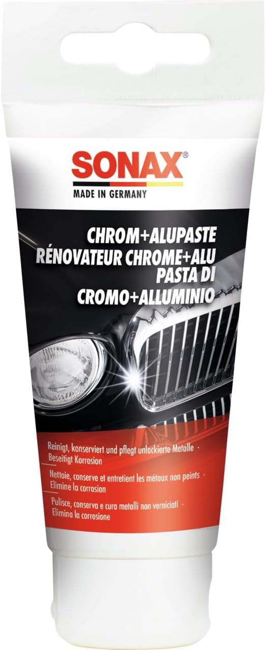 Detalle de SONAX Pasta per cromo+alluminio 75 ml
