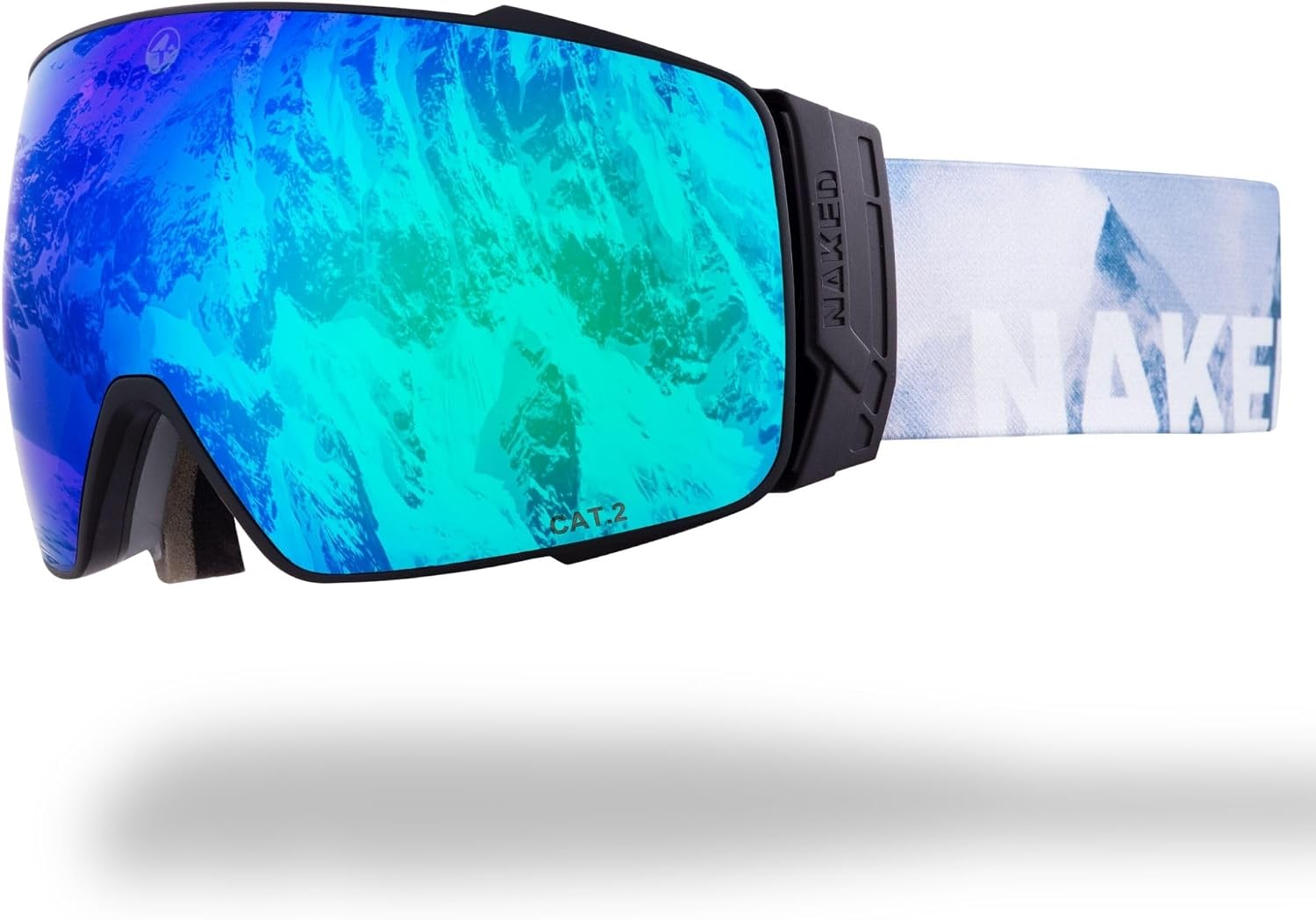 Detalle de NAKED Optics The STORM Skibrille mit Wechselgläsern