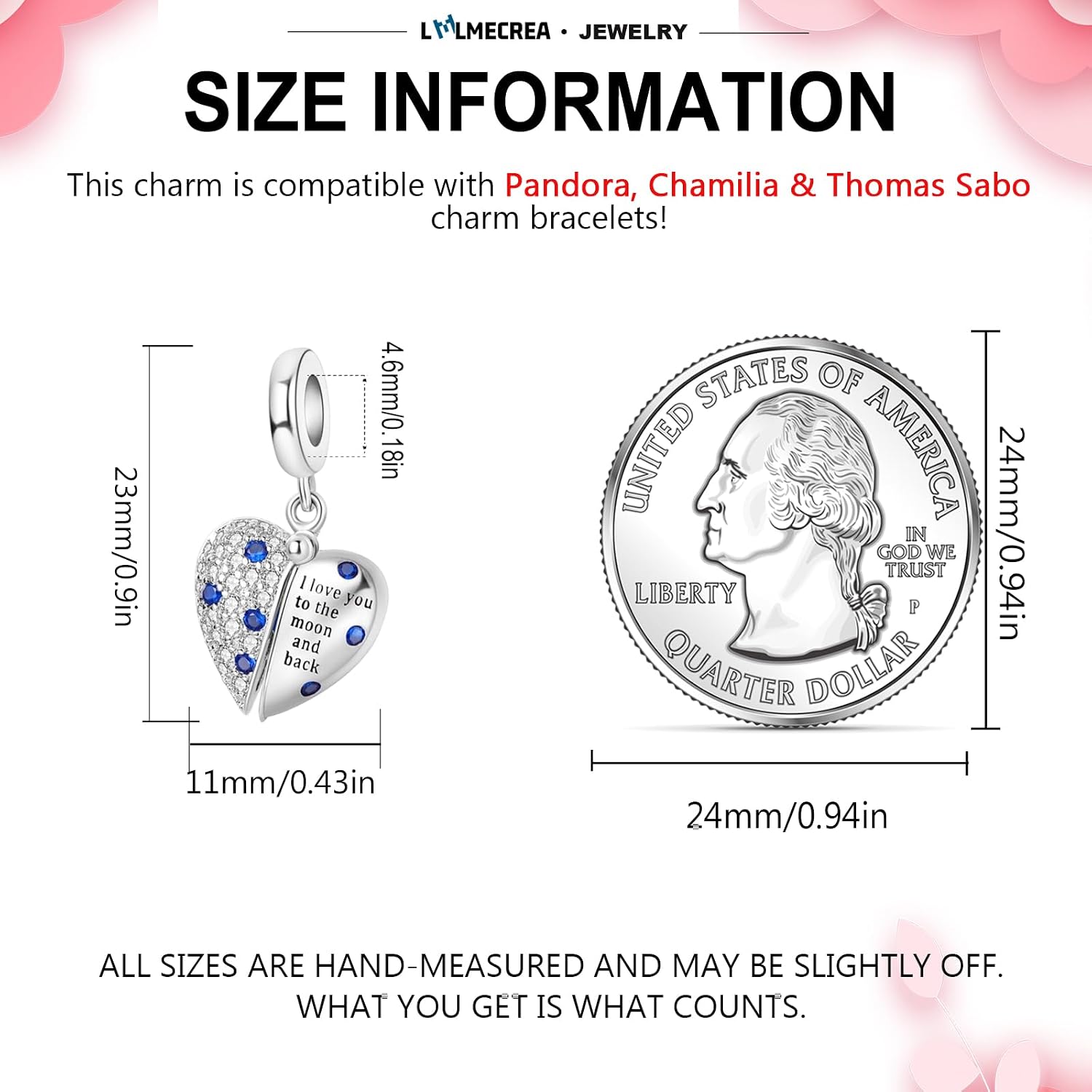 Detalle de LMLMECREA Charms AnhĂ€nger 4,6 mm đ