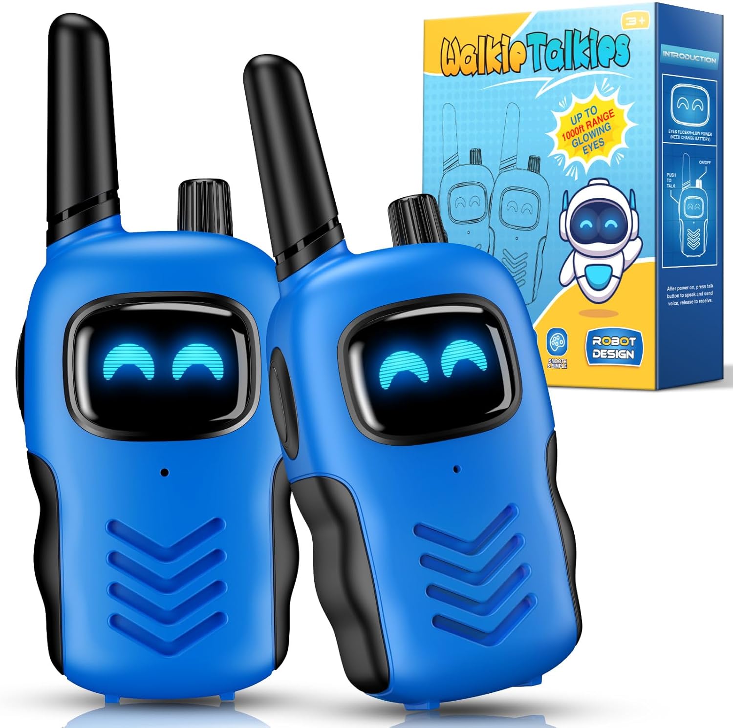 Adeokay Walkie Talkie Niños 1000 ft