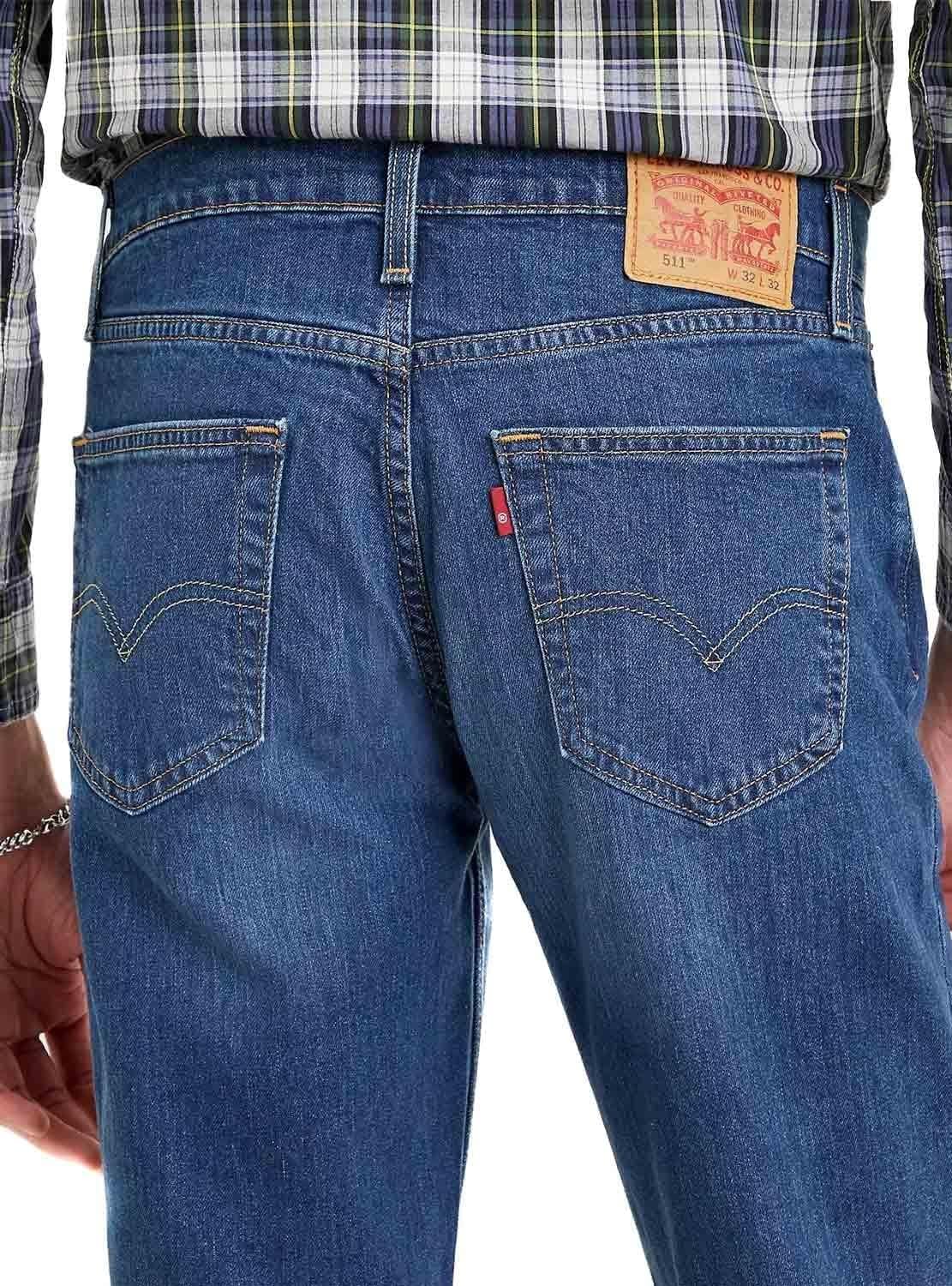Detalle de Levi's Men's 511 Slim Jeans in Throttle (38W/32L)
