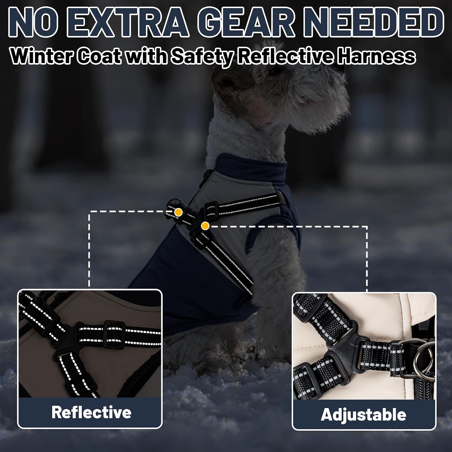 Detalle 2 de COOHAMS Dog Coat 2X-Large