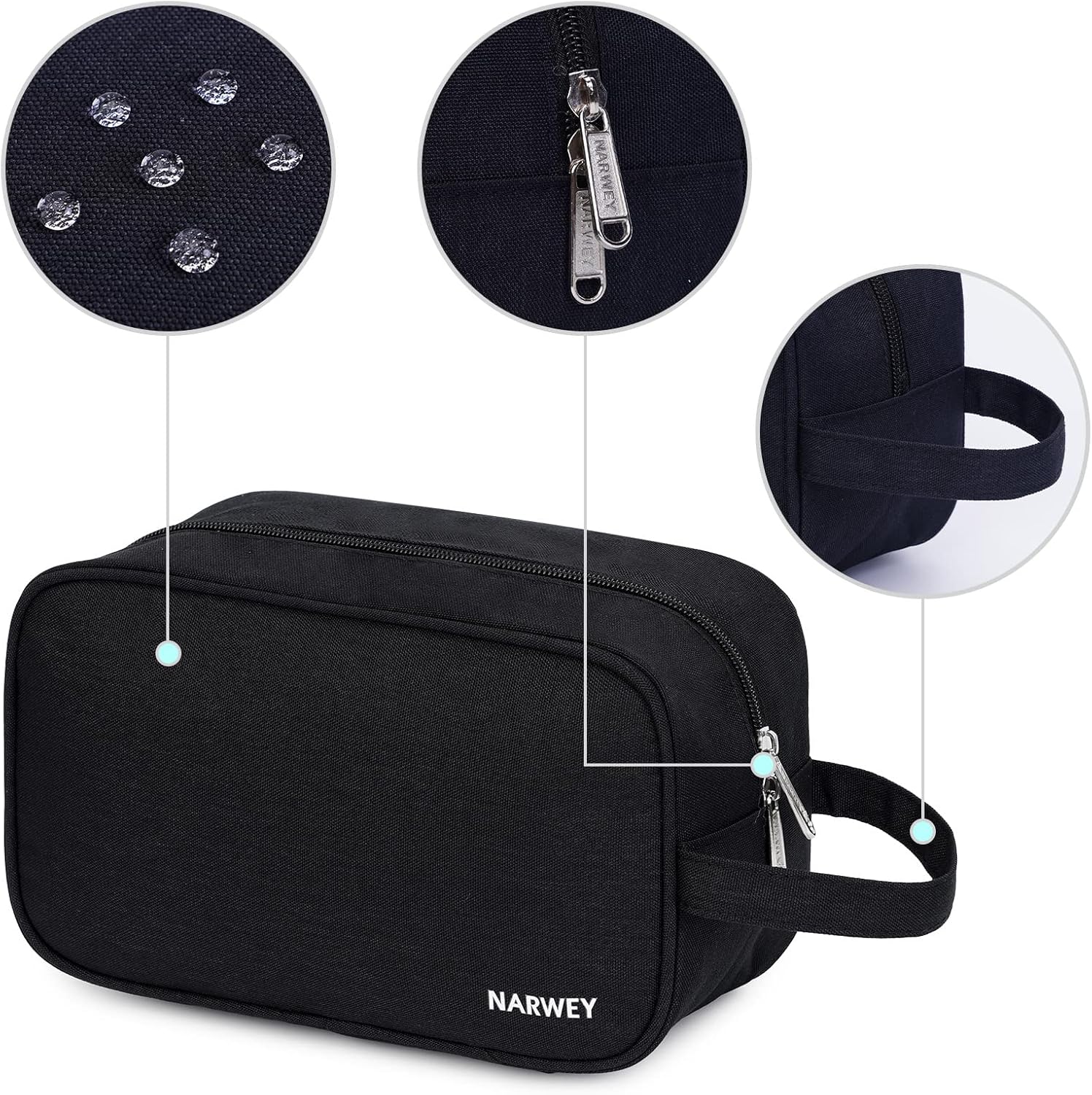 Detalle 2 de Narwey Kulturbeutel für Herren mit 25 cm