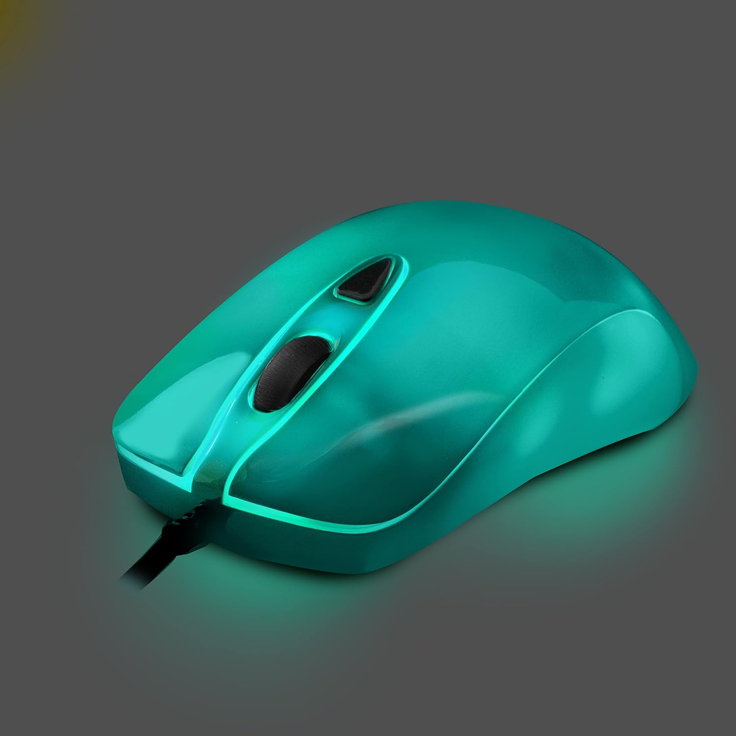 Detalle de SUMVISION Plasma fully programmable gaming mouse with Omron switches, Broadcom sensor and true RGB mirror finish
