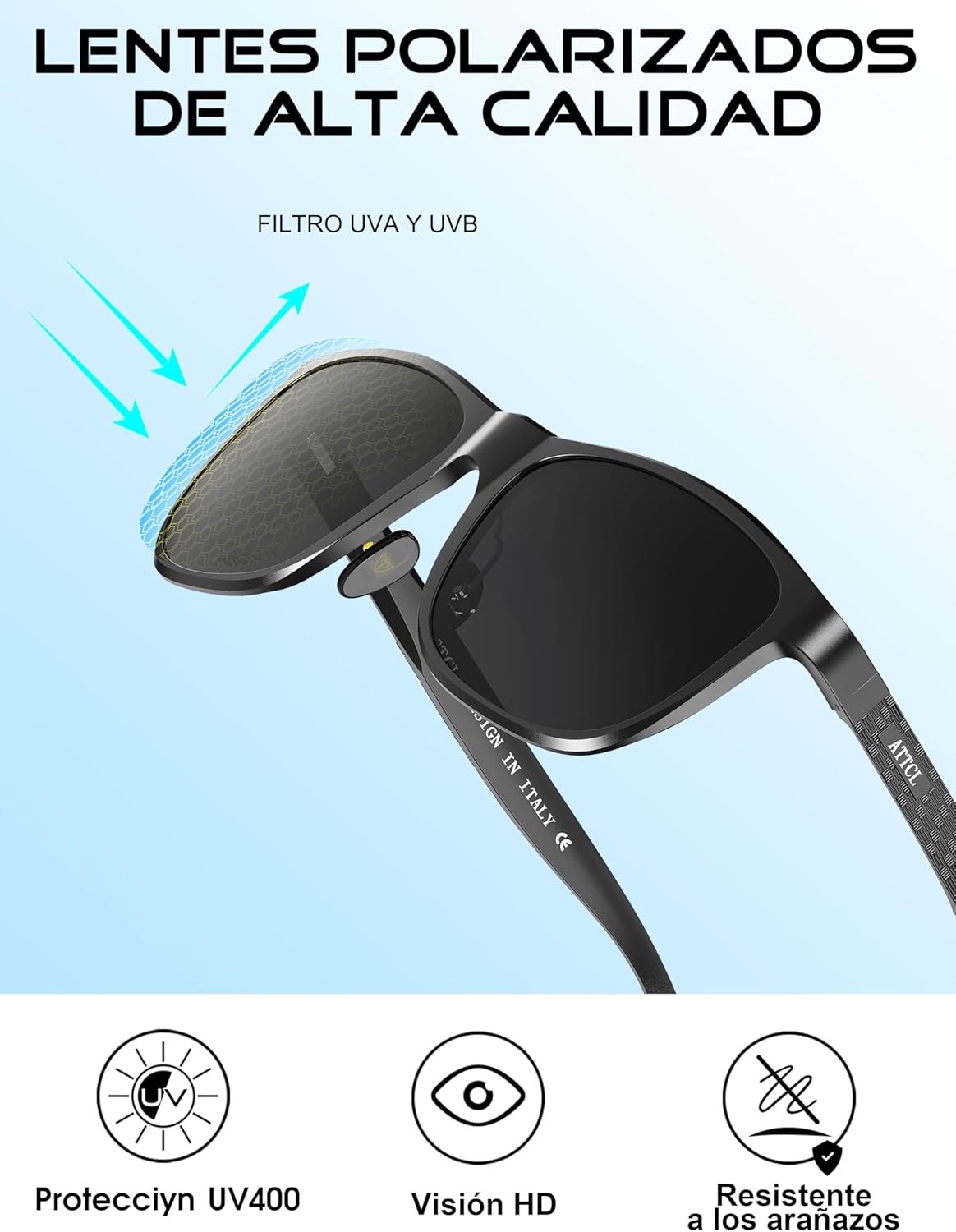 Thumbnail 3 de ATTCL Gafas de sol Polarizadas Al-Mg