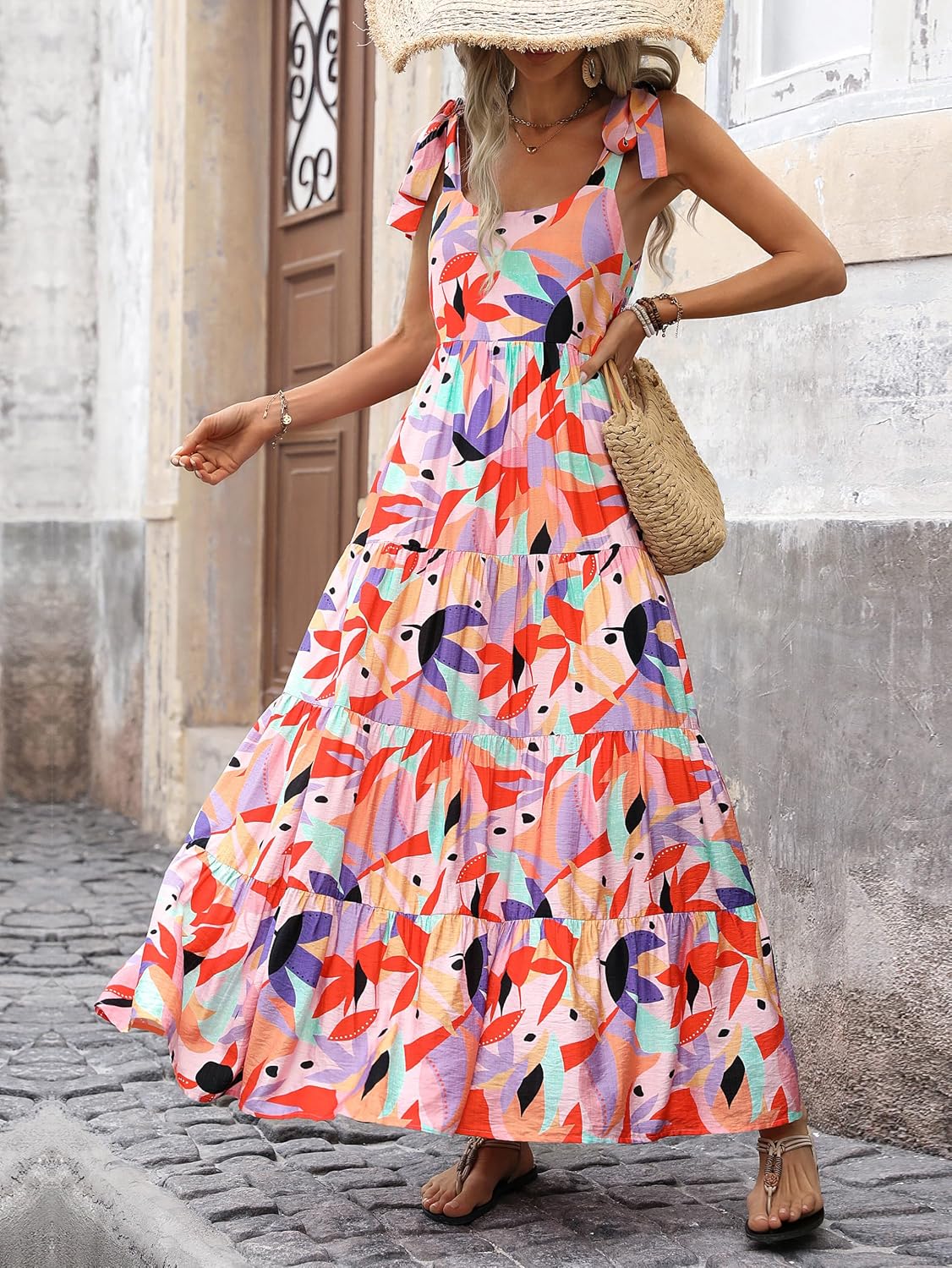 Thumbnail 3 de PrettyGarden Floral Summer Maxi Dress 2026