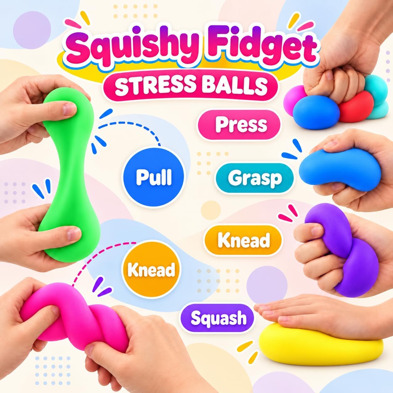 Detalle 2 de Stress Balls, 18-Pack