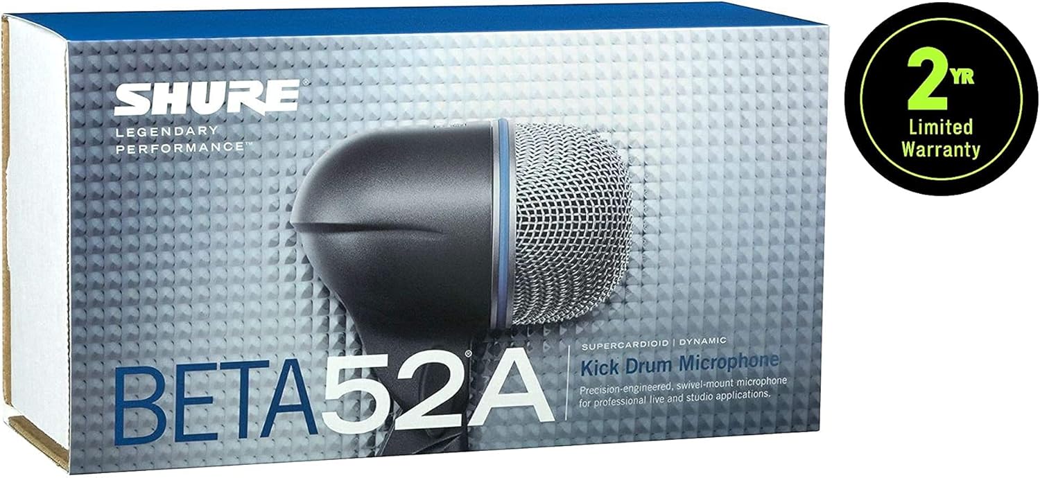 Detalle 2 de Shure BETA 52A Kick Drum Microphone (Supercardioid Dynamic) with Locking Stand Adapter