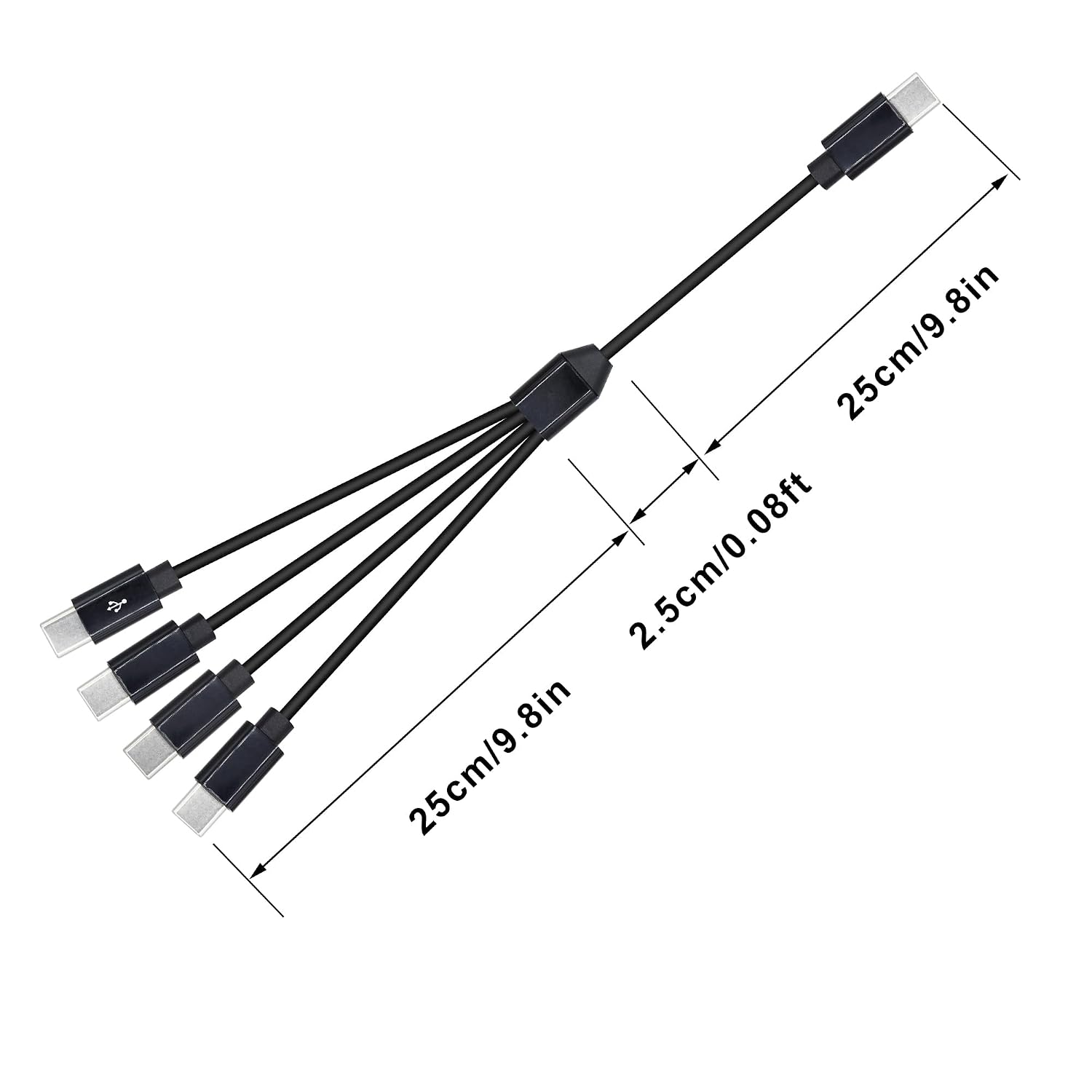Thumbnail 4 de Xilaghy 4-in-1 USB Type-C Splitter Cable