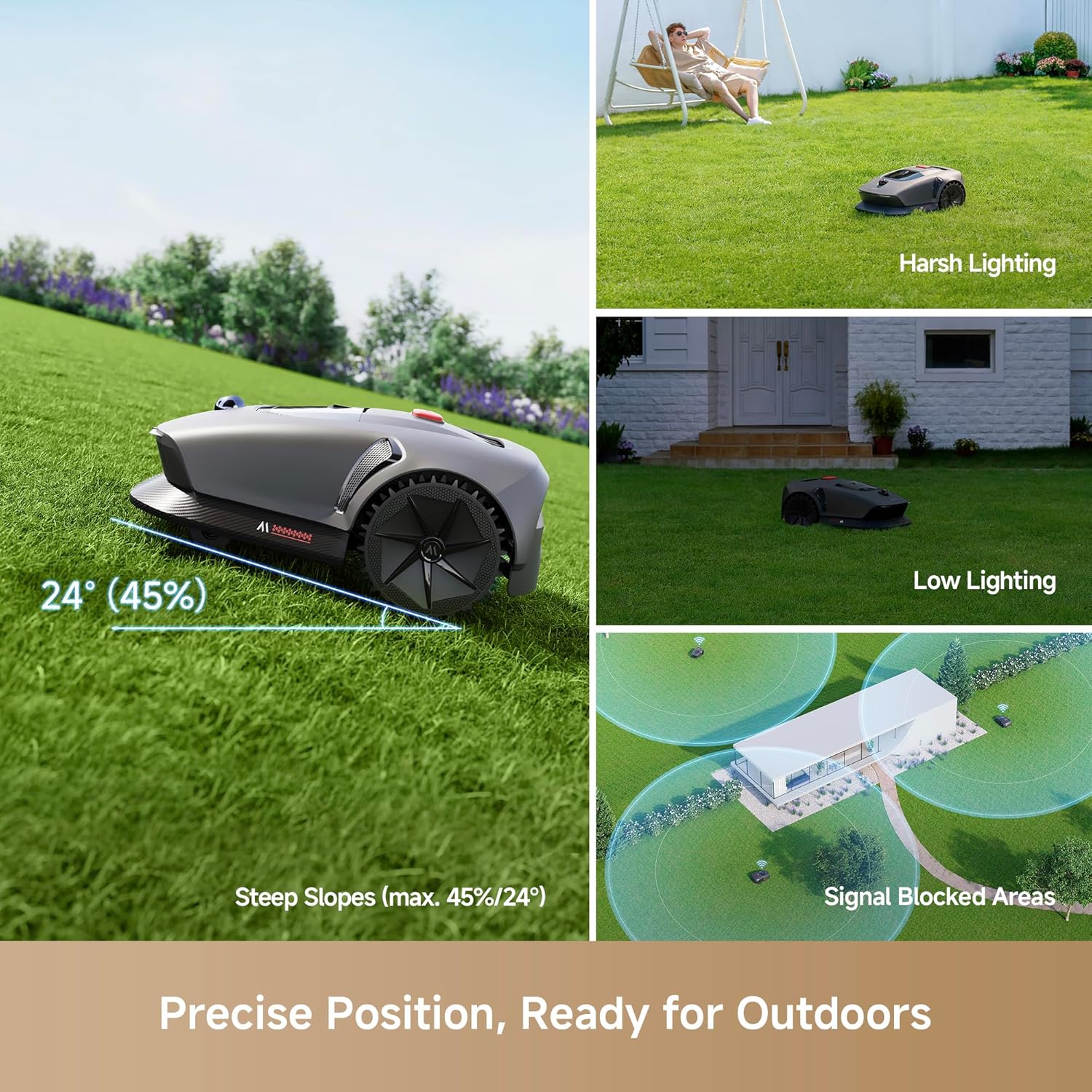 Detalle 1 de Mova 600 Robot Podadora 🌳 Mapeo Preciso y Silencioso