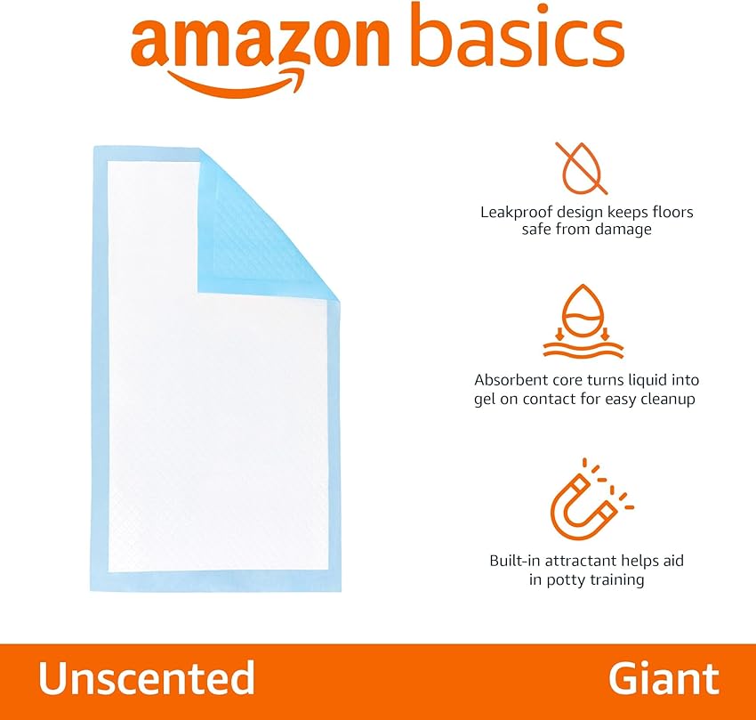 Detalle 2 de Amazon Basics Almohadillas de adiestramiento Gigante 40 uds