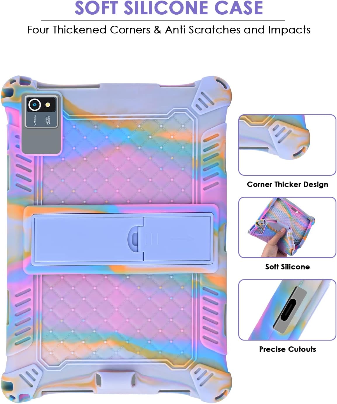 Detalle de KATUMO Universal Silicone Case for 10.1 inch tablets (with pen, shoulder strap)
