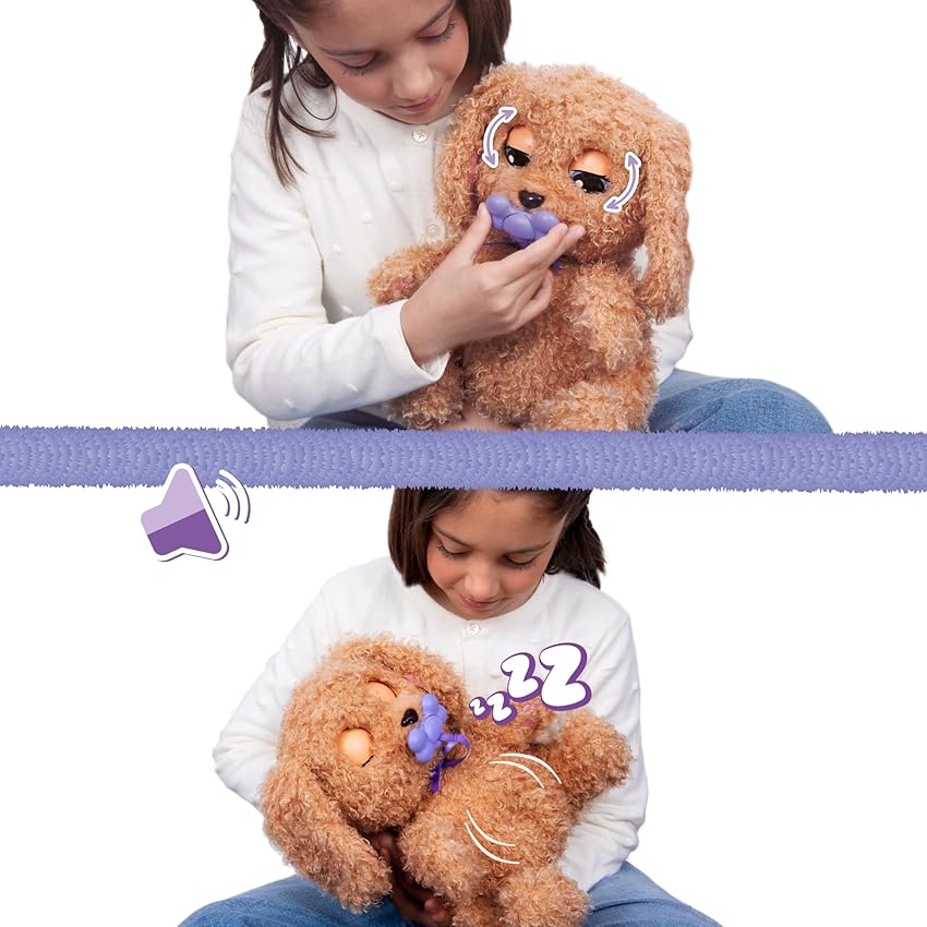 Thumbnail 3 de Baby Paws Labradoodle peluche interactivo 7 reacciones