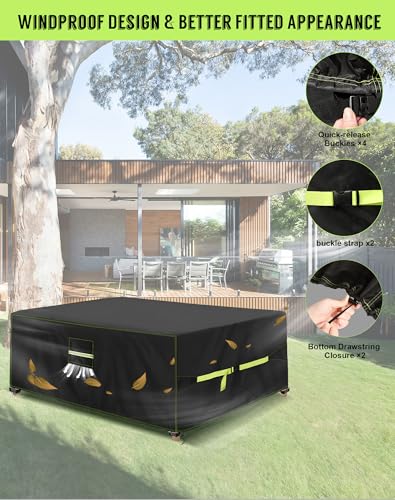 Thumbnail 3 de VDISRR Funda para Mesa Exterior Impermeable 160x150x85cm ☂