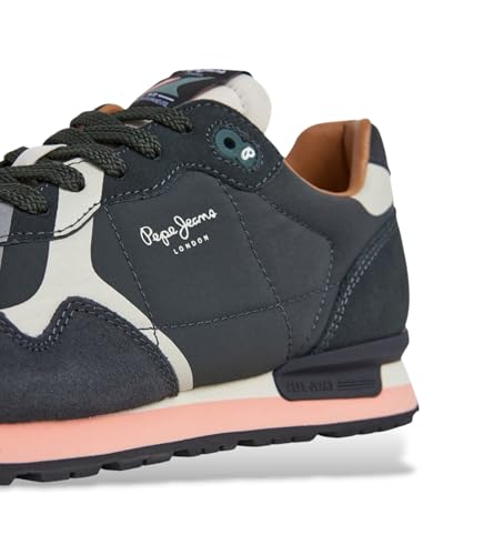 Thumbnail 4 de Pepe Jeans Zapatillas piel Brit Prints negro