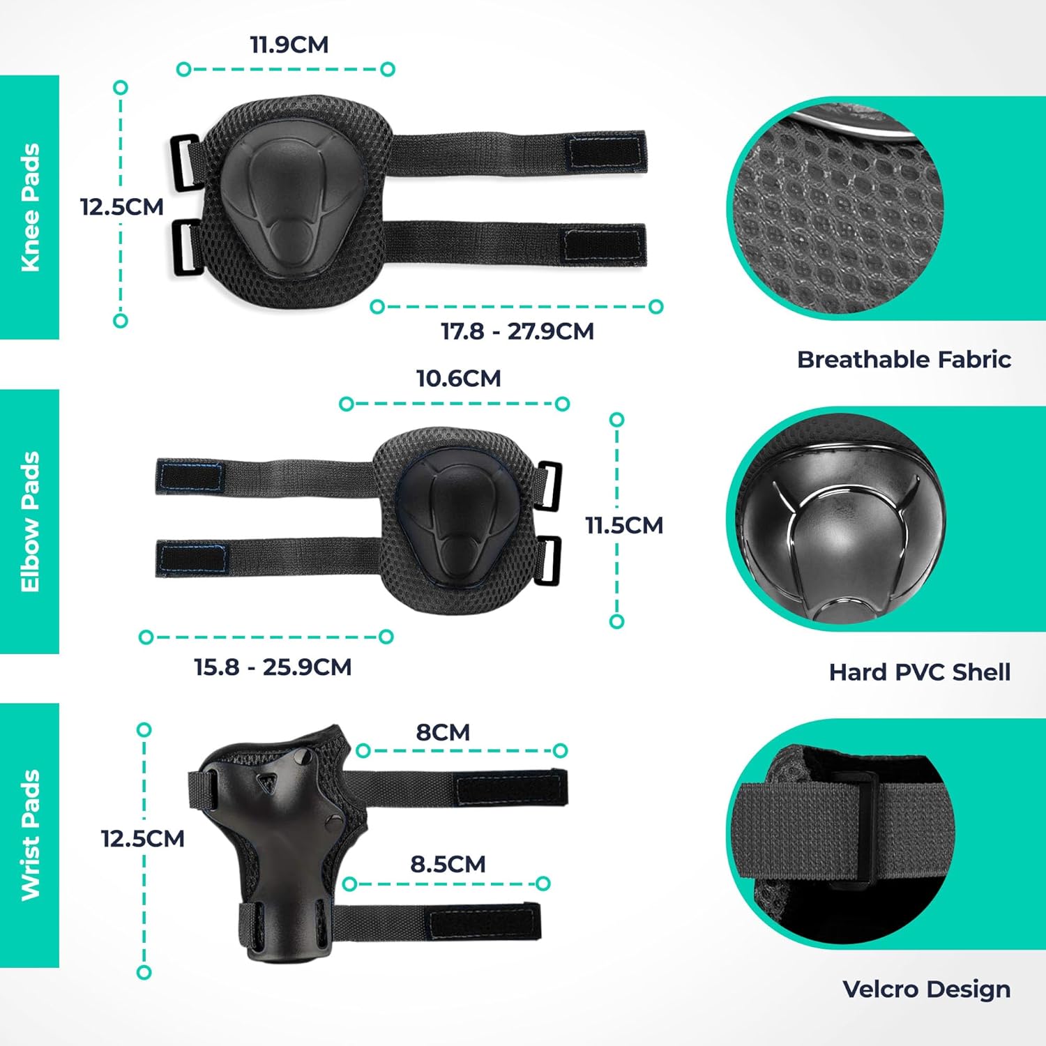 Thumbnail 5 de Niftii Kids Helmet with Pads: Adjustable Multi-Sport Safety Gear for 3–15 Years