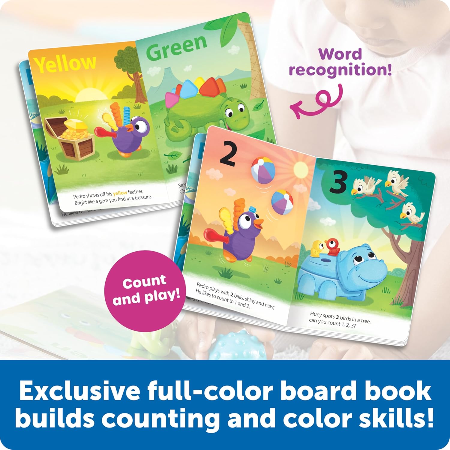 Detalle de Spike and Friends Counting & Colours Book Set by Learning Resources