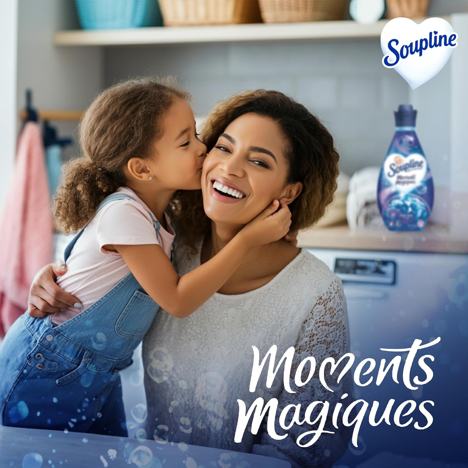 Thumbnail 3 de Soupline Moments Magiques – Adoucissant linge concentré 3D Câlin d’Amour, lot 12 x 800 ml