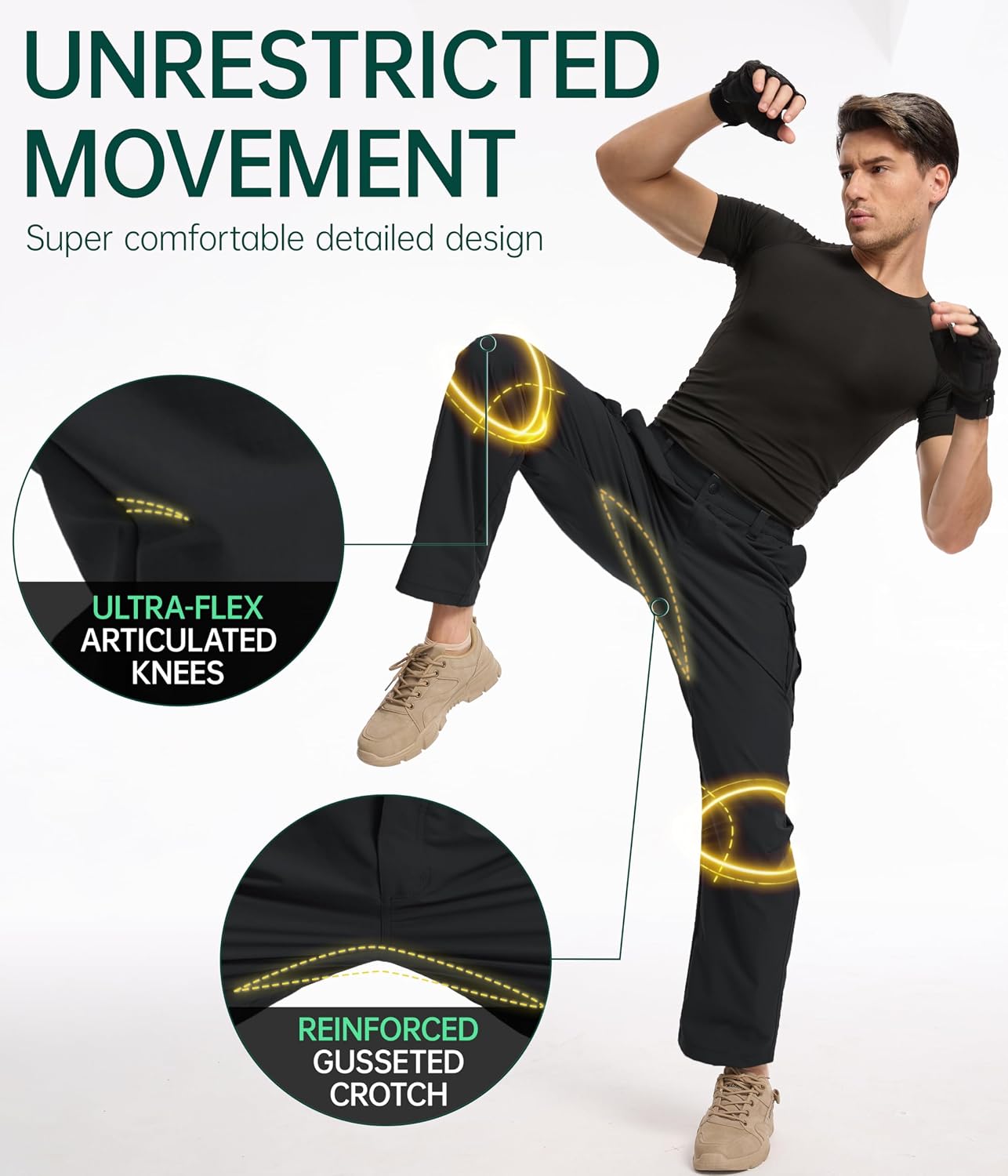 Detalle de NATUVENIX Tactical Pants Ripstop