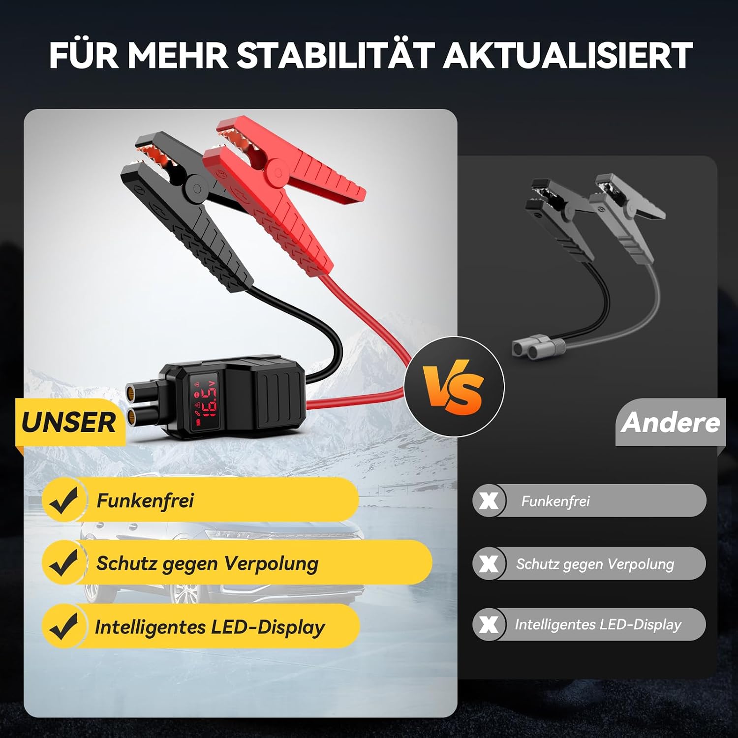 Detalle 2 de YUSMAN Starthilfe Powerbank 15800 mAh