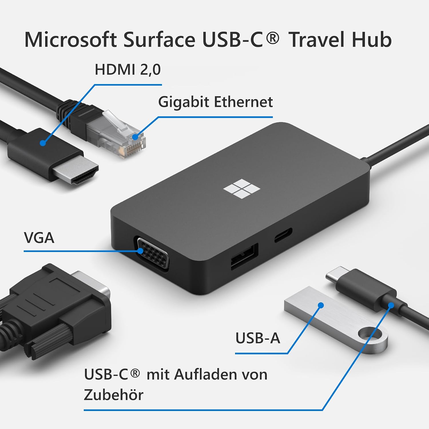 Thumbnail 5 de Microsoft Surface USB-C Travel Hub