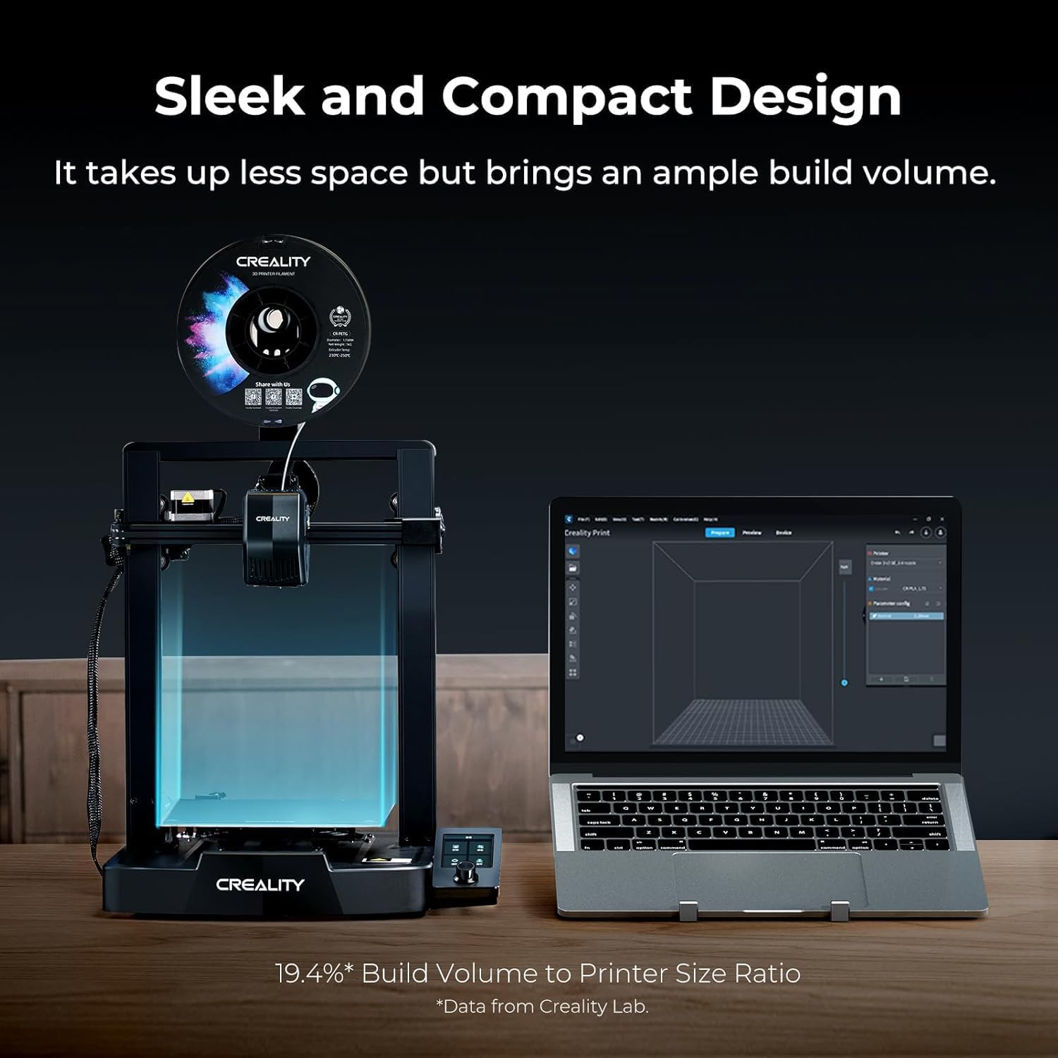 Thumbnail 5 de Creality Ender-3 V3 SE: stampante 3D per principianti con livellamento automatico e Sprite Direct