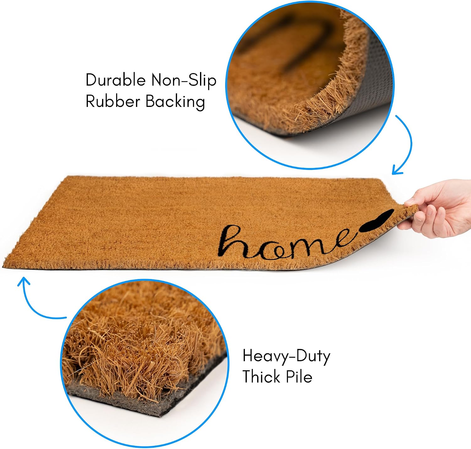 Detalle 2 de PLUS Coir Doormat 17.5x30