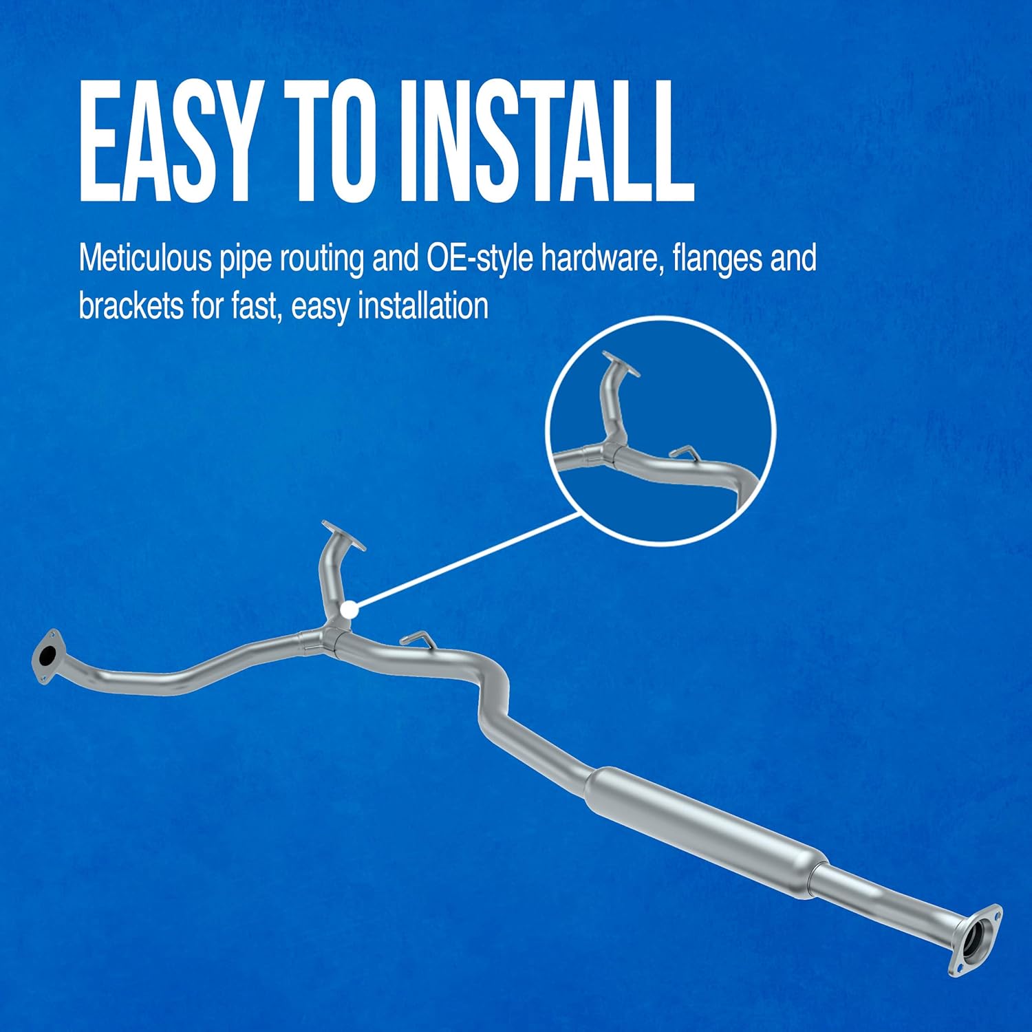 Thumbnail 3 de Walker 53997 Direct Fit Exhaust Resonator and Pipe Assembly for GMC Acadia