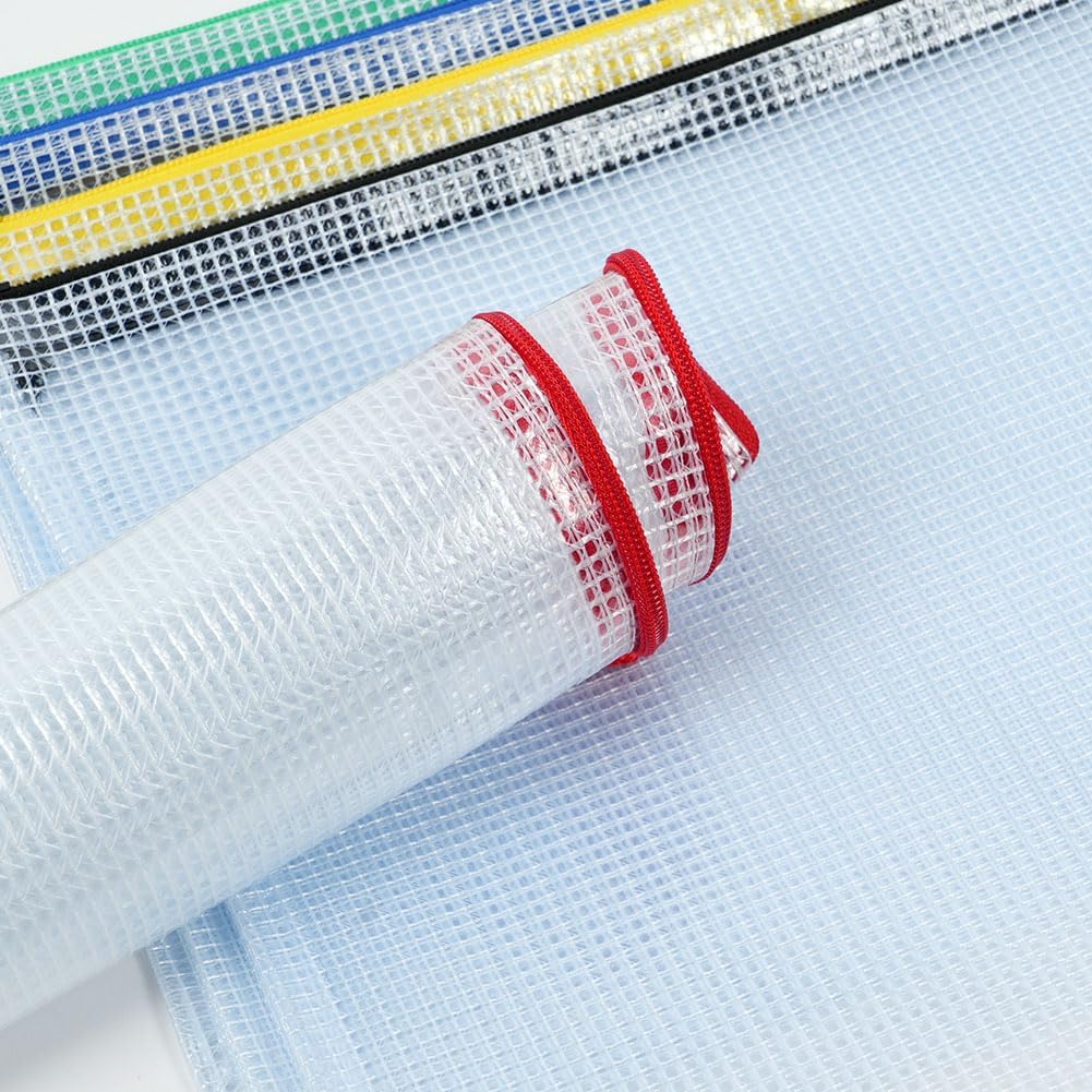 Thumbnail 4 de Vicloon Dokumententasche mit Reißverschluss A4 (10er-Set) – wasserdichte Mesh-Zip Beutel