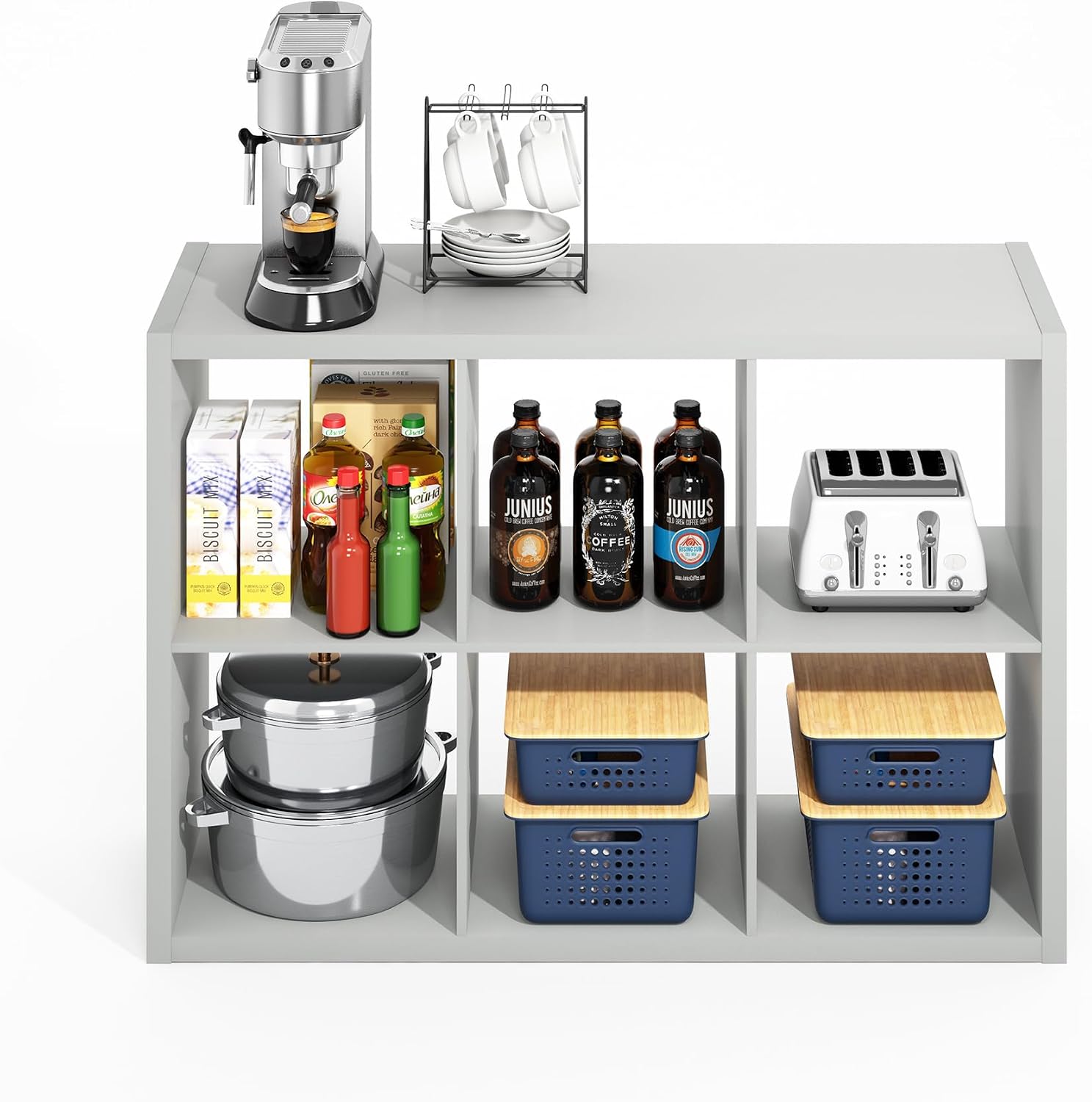 Thumbnail 5 de Furinno Kitchen Island 6-Cube