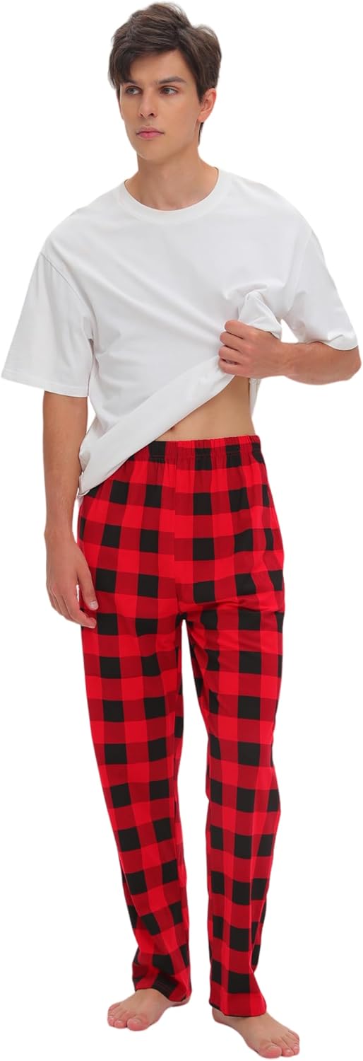 Detalle de SAMGU Mens Pyjama Bottoms: 100% Cotton Sleep Pants for Men