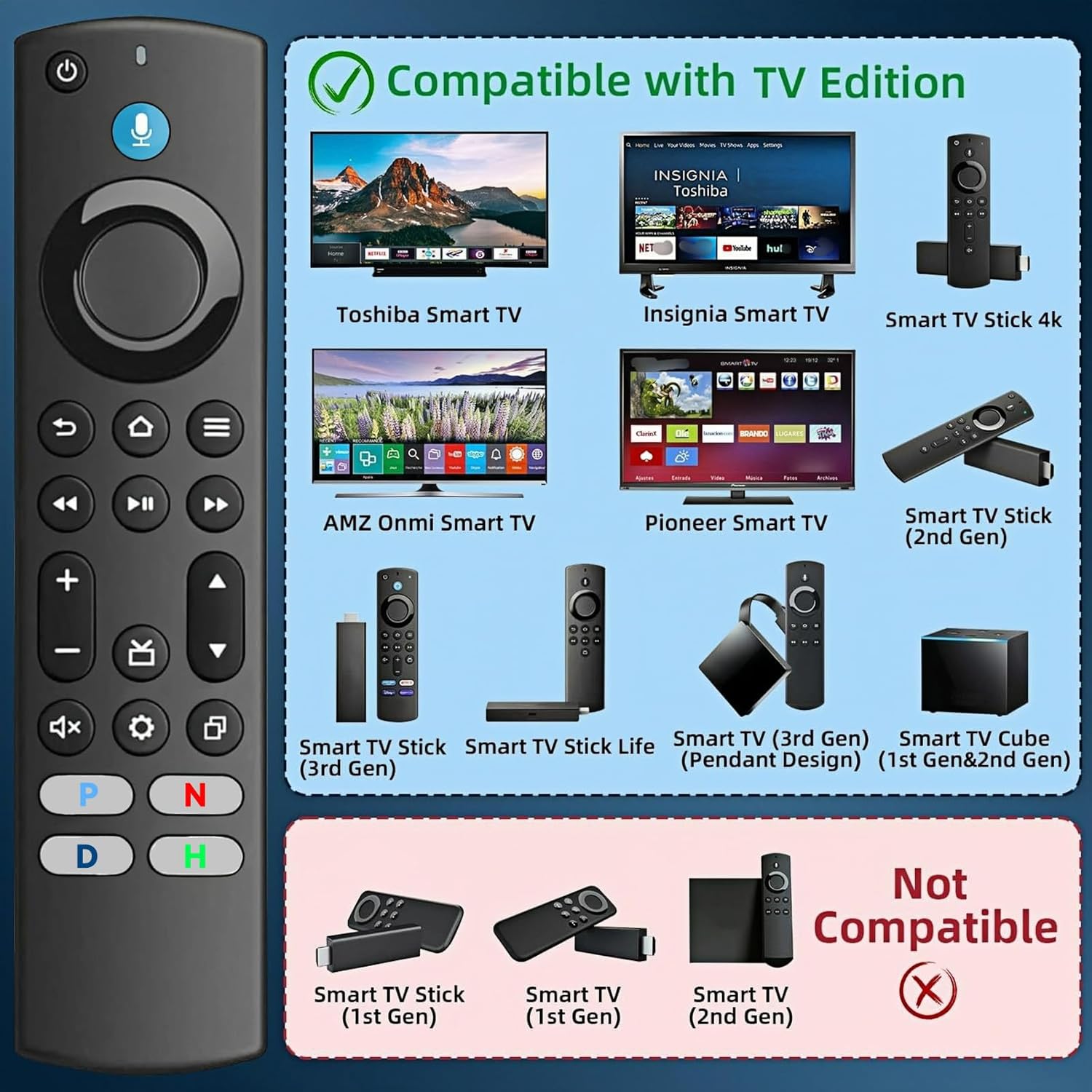 Detalle 2 de OROSAUR FireSeries Remote Voice Remote with Bluetooth and Voice Search