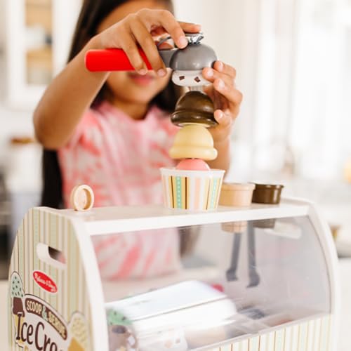 Thumbnail 1 de Melissa & Doug Wooden Scoop & Serve Ice Cream Counter: A Classic Pretend Play Store