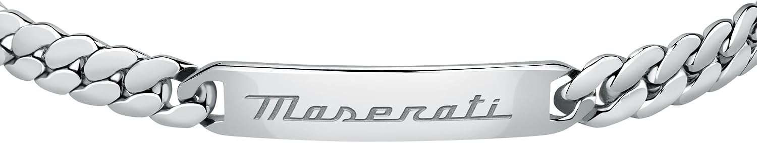 Detalle 2 de Maserati Jewels Bracciale Uomo in Acciaio JM222AVD06