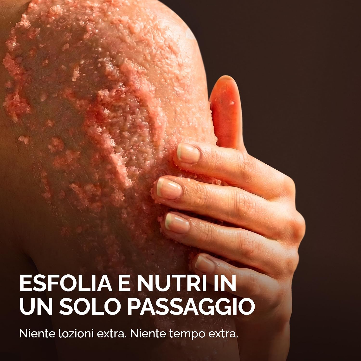 Detalle de Pranaturals Scrub Corpo Rivitalizzante ai Sali del Mar Morto 500 g – Esfoliante nutriente per tutti i tipi di pelle