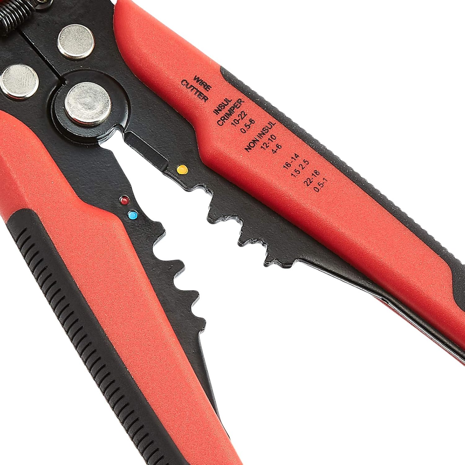 Thumbnail 3 de Amazon Basics Self-Adjusting Wire Stripper (Black/Red) - Practical for DIY and professional use