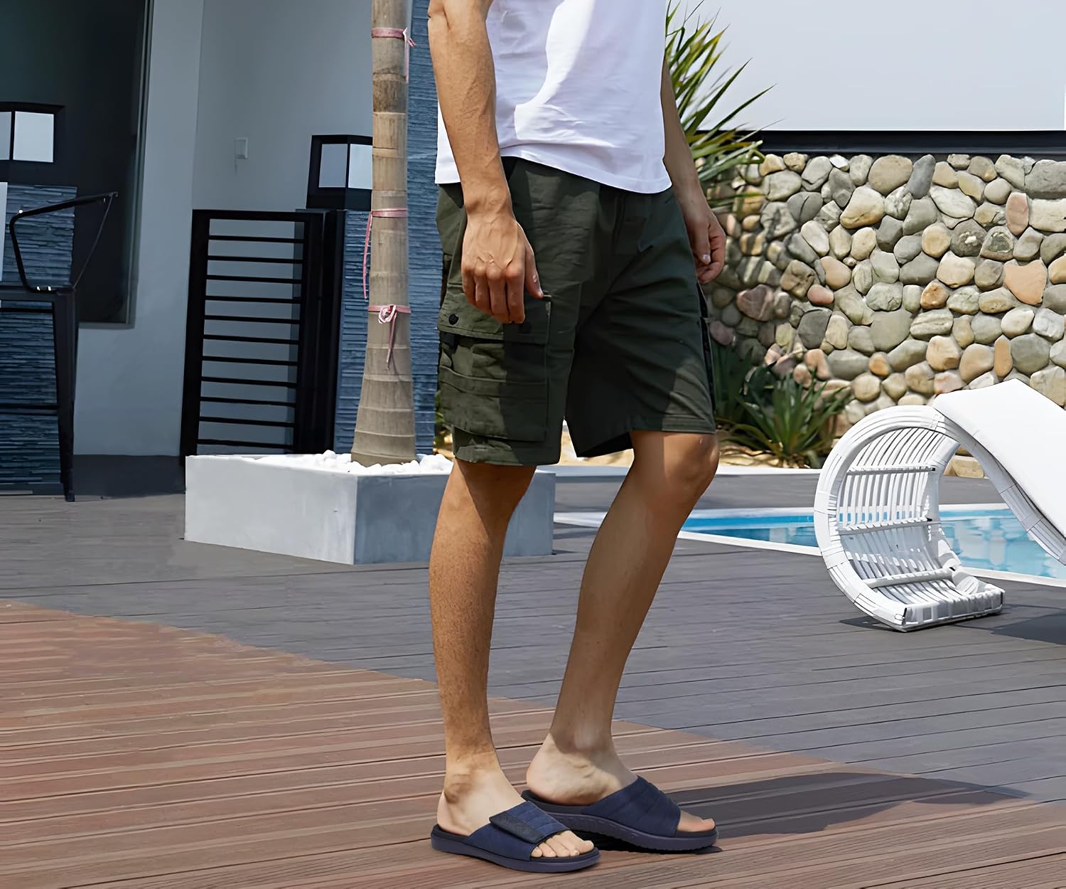 Thumbnail 2 de ONCAI Mens Sandals: Adjustable Straps, Orthotic Arch Support, Open-Toe Comfort for Active Lifestyles