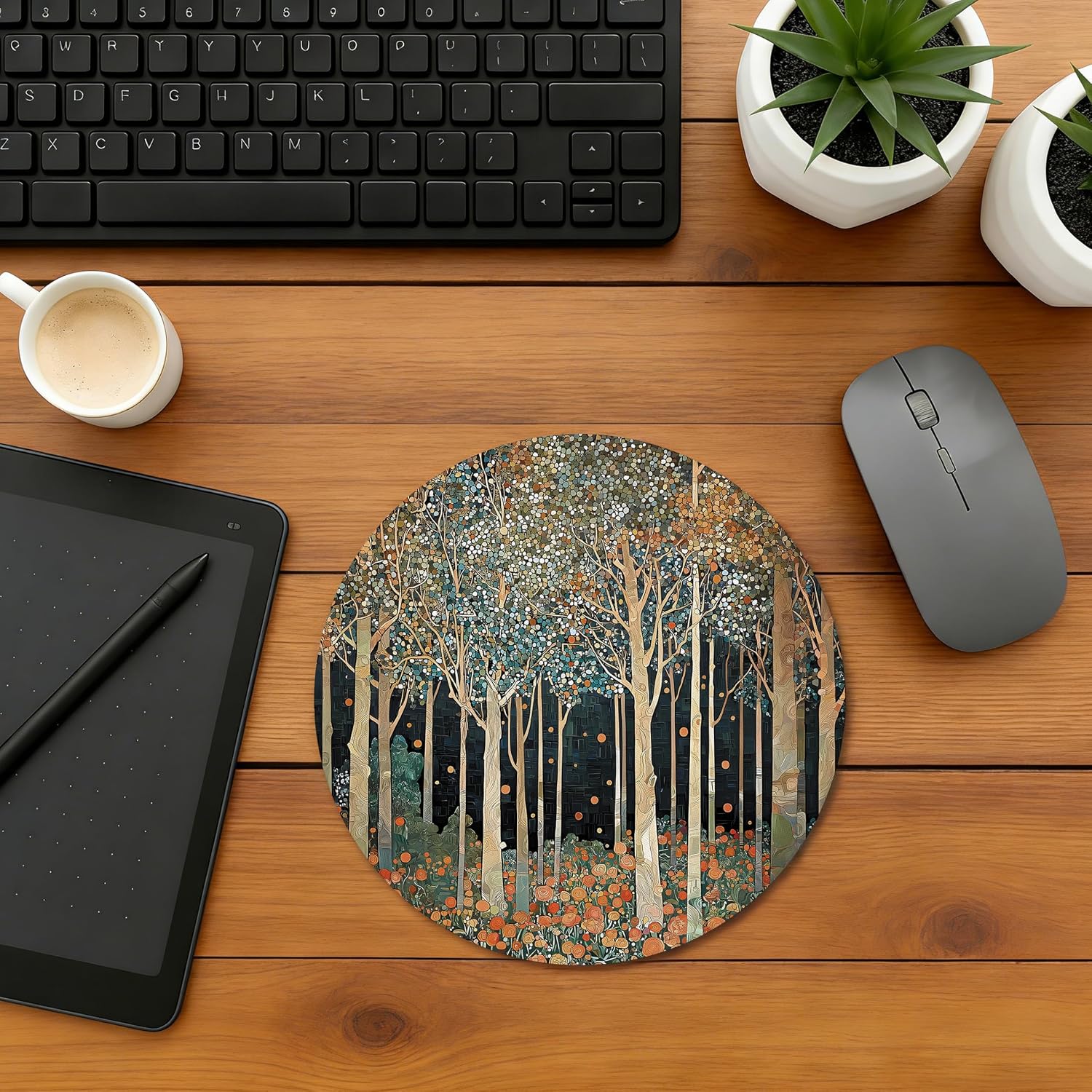 Thumbnail 3 de WOOGCHEIR Mouse Pad, 7.9 x 7.9-Inch