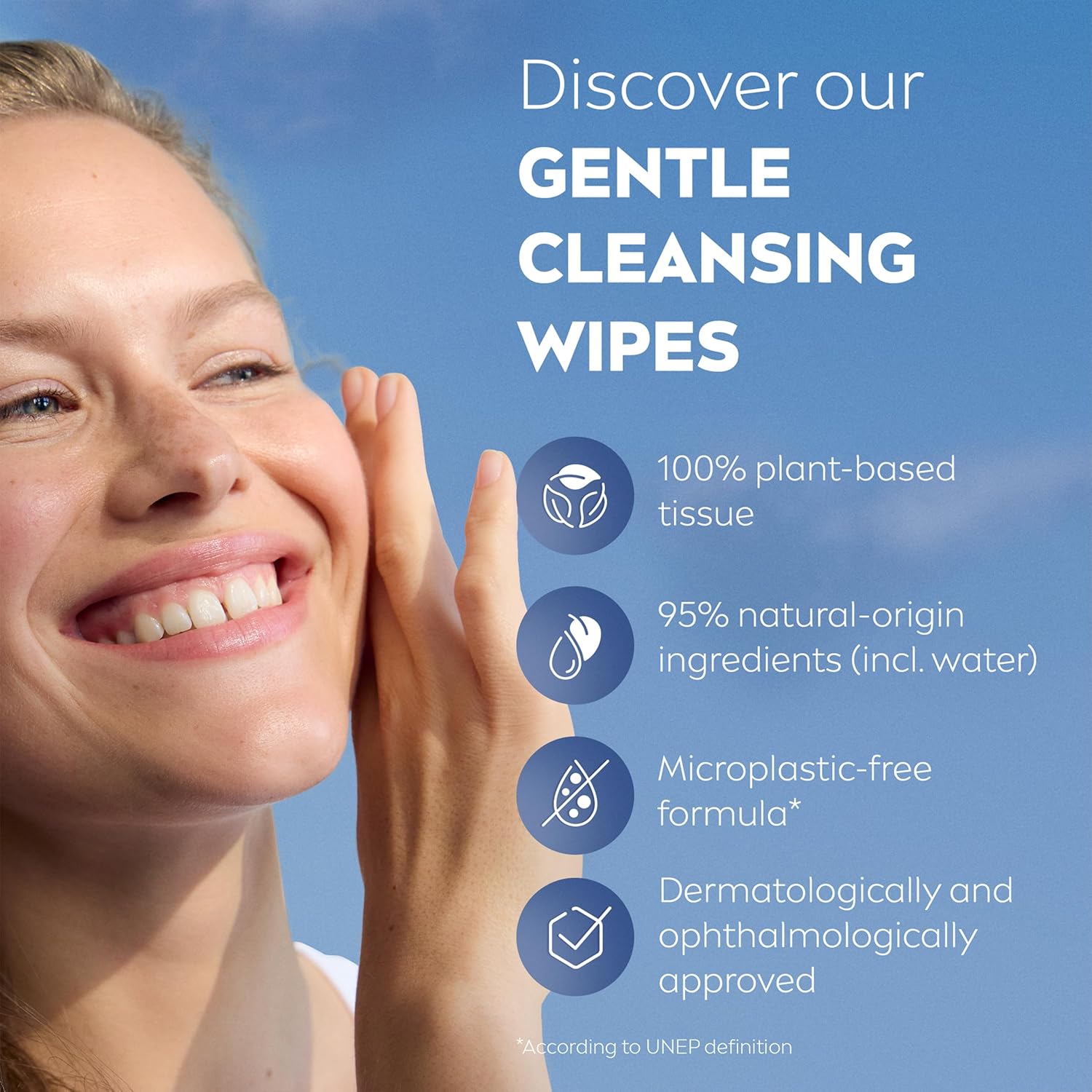 Detalle de NIVEA 3in1 Refreshing Cleansing Wipes for Normal & Combination Skin (25 Sheets) – Pack of 6