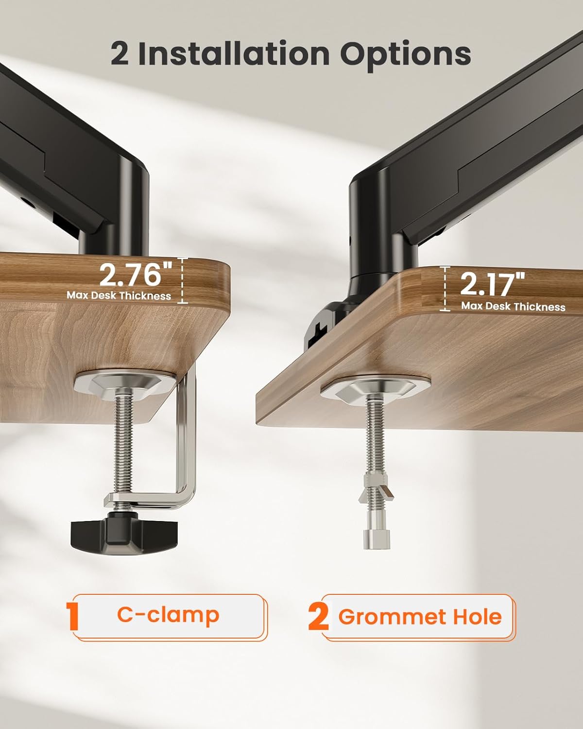 Thumbnail 6 de ErGear Monitorhalterung 13–34 Zoll mit 10 kg Tragfähigkeit