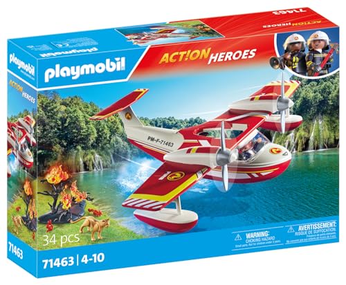 Thumbnail 1 de Playmobil 71463 Hydravion avec Pompier - Action Heroes