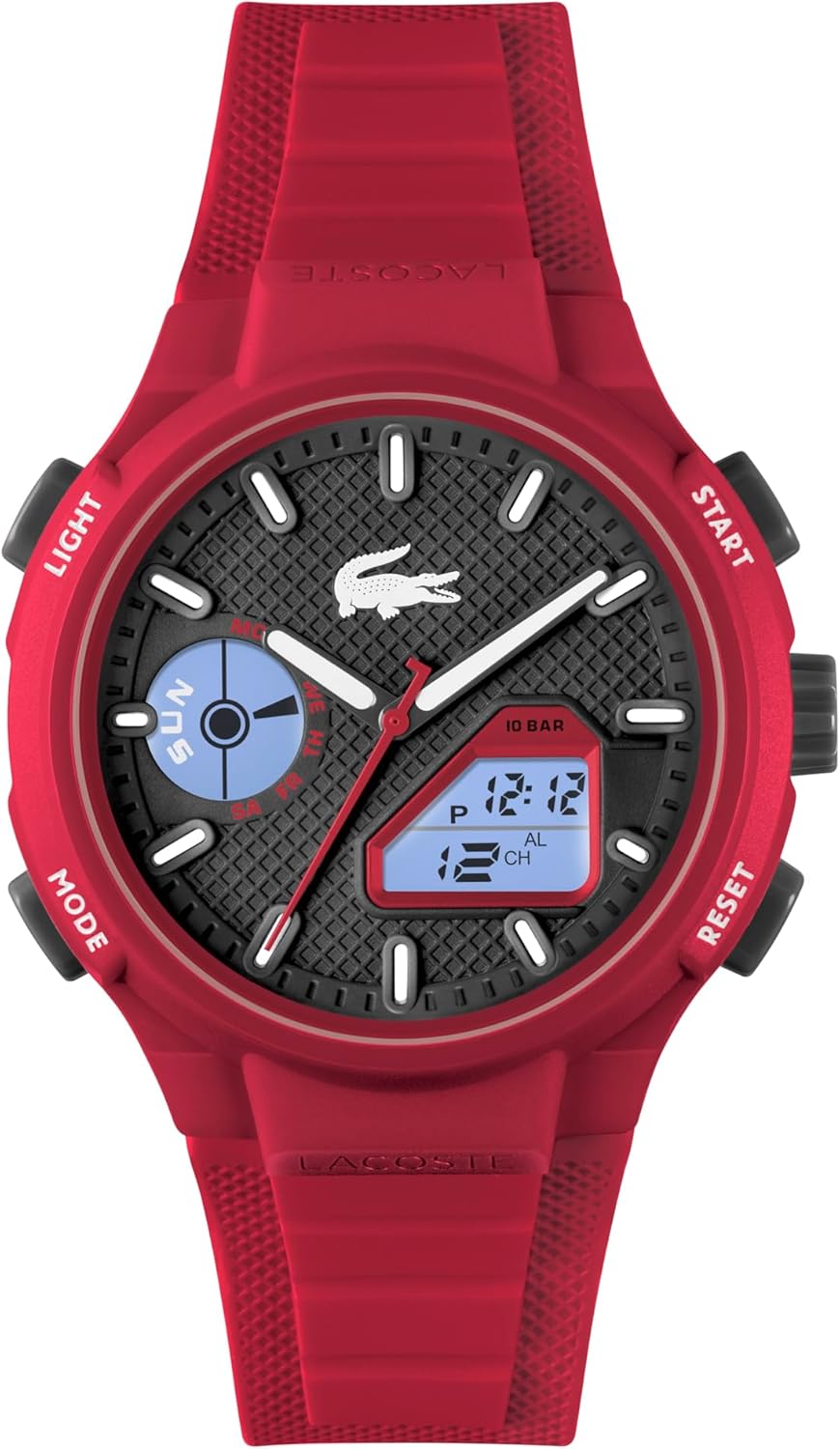 Thumbnail 1 de Lacoste LC33 Orologio Quarzo Multifunzione da Uomo/Donna — cassa 44 mm, cinturino silicone rosso