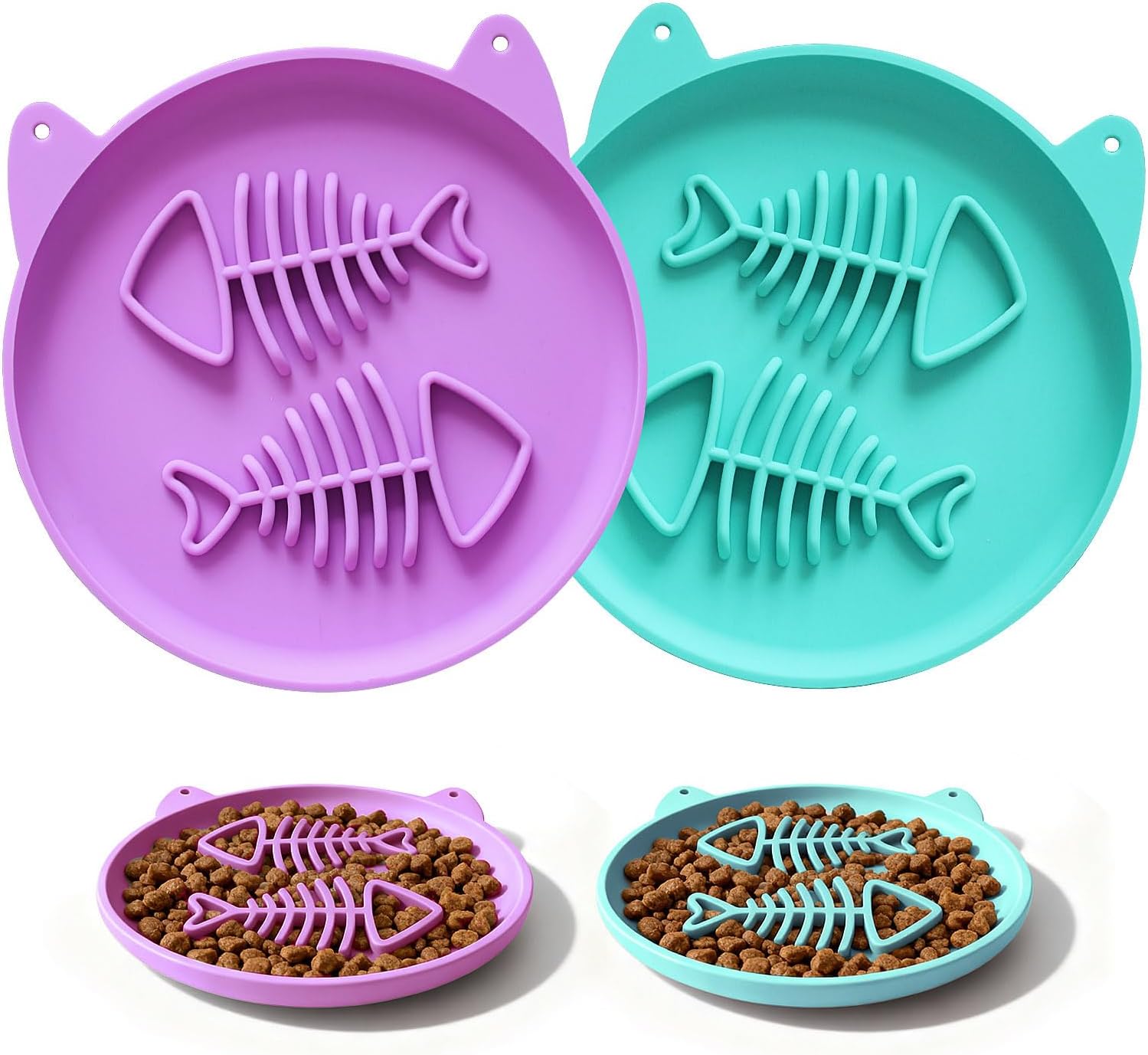 Detalle de Zonopy Cuenco de alimentación lenta para gatos 17 cm