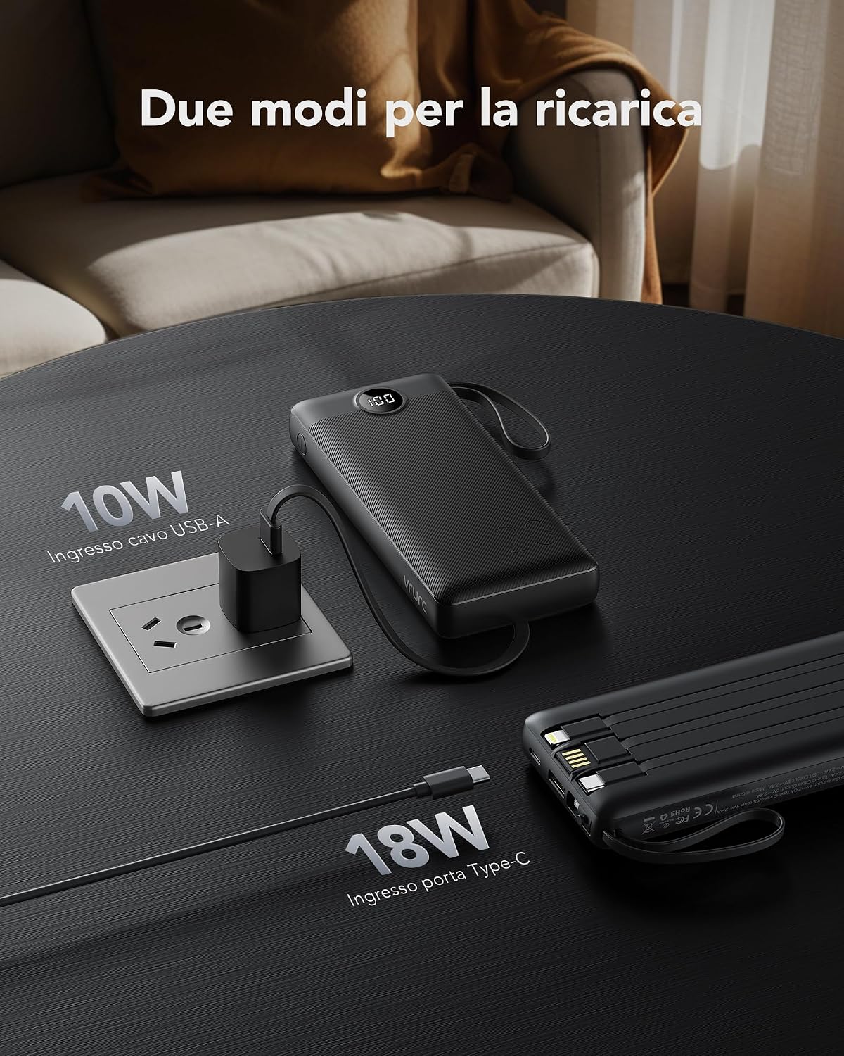 Thumbnail 5 de VRURC Power Bank 20000mAh USB C 22.5W