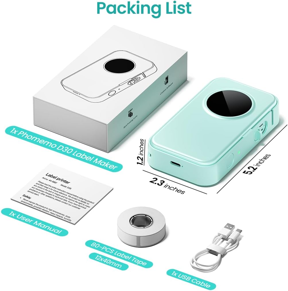 Thumbnail 6 de Phomemo D35 Label Maker