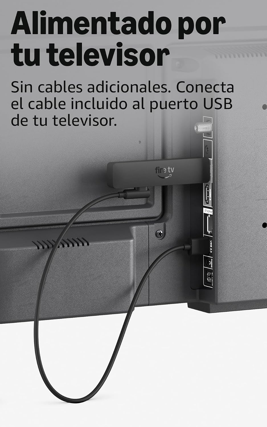 Thumbnail 2 de Amazon Fire TV Stick HD (última generación) con TV en directo gratis: ficha de compra clara